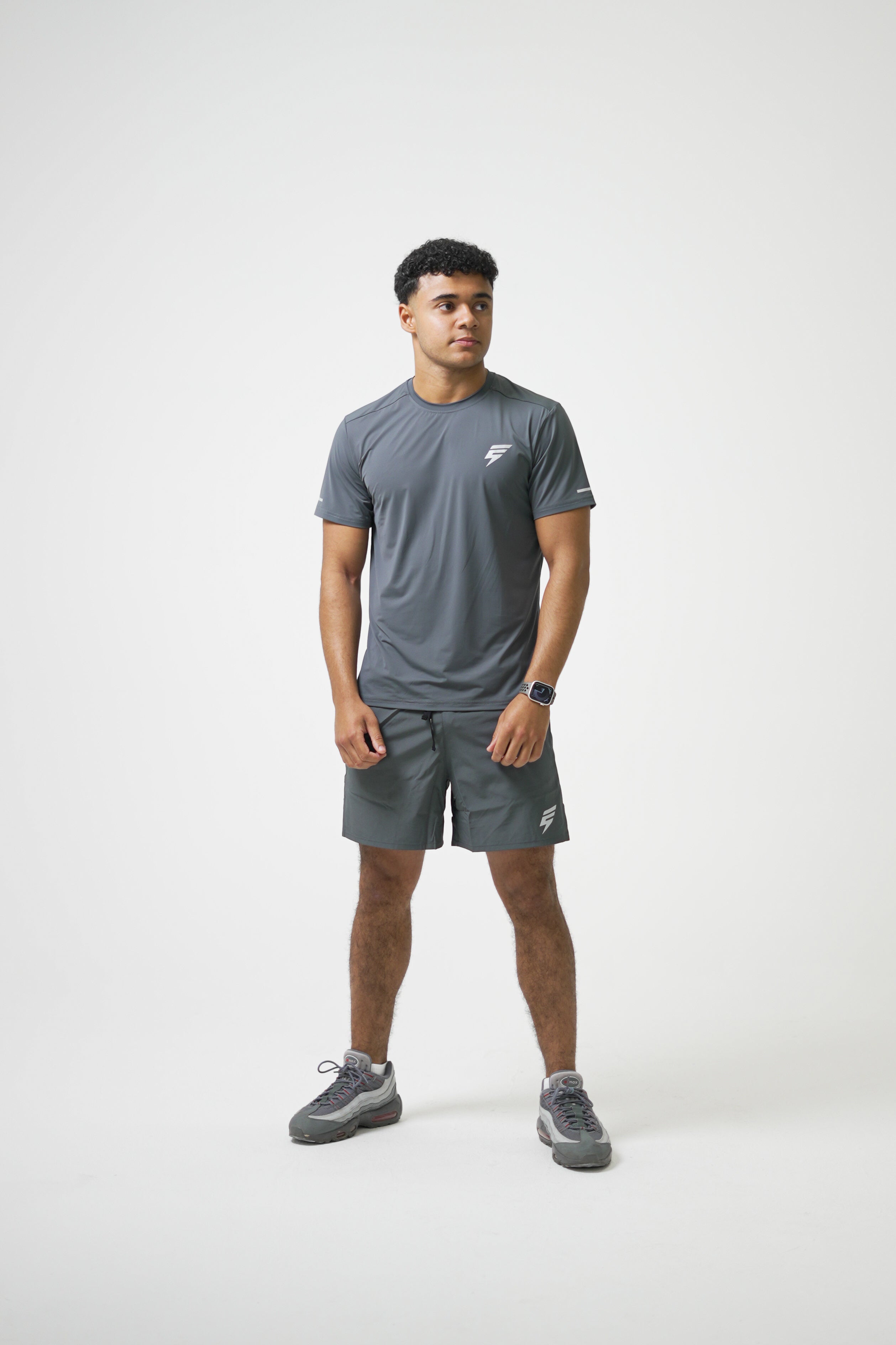 SPLIT TEE - COAL
