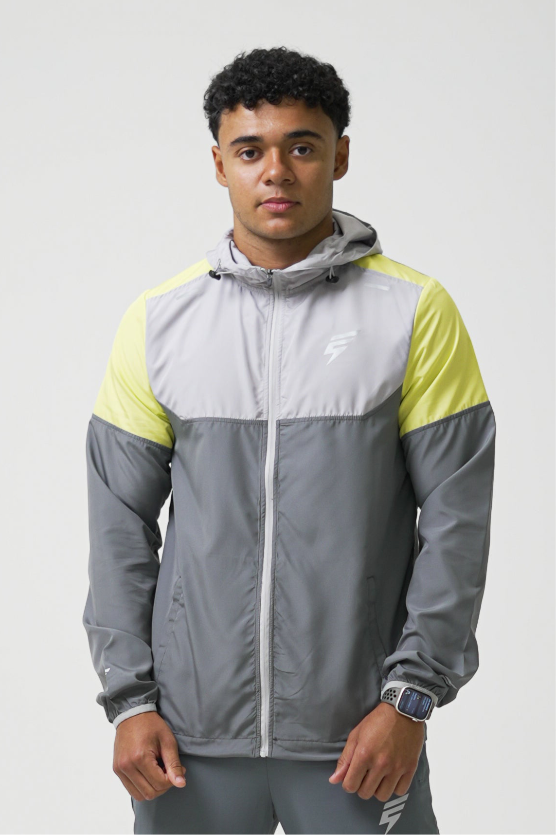 VENT WINDBREAKER SET - GREY/LIGHT GREY/LIME