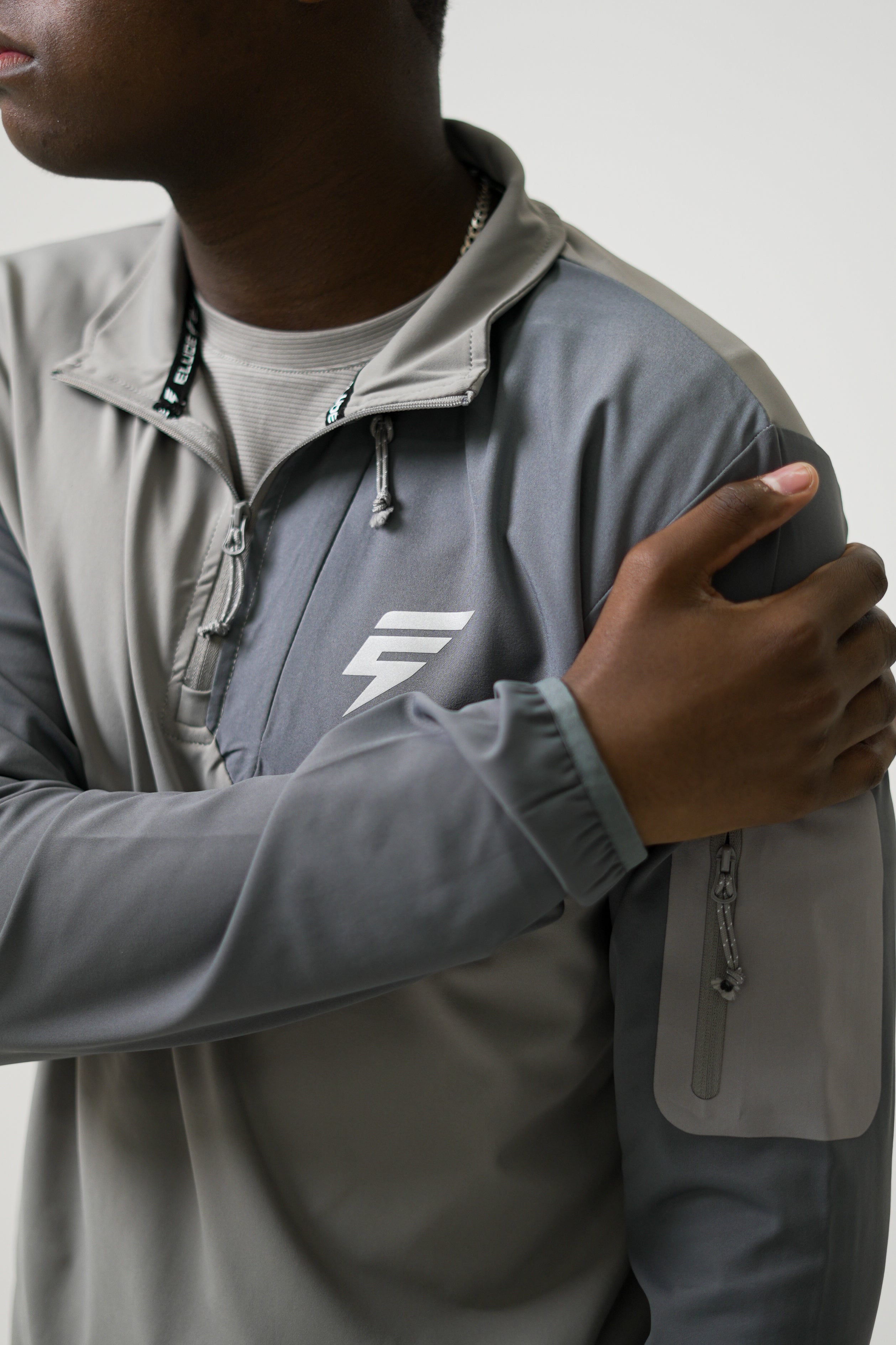 CORE 1/4 ZIP SET - LIGHT GREY/GREY