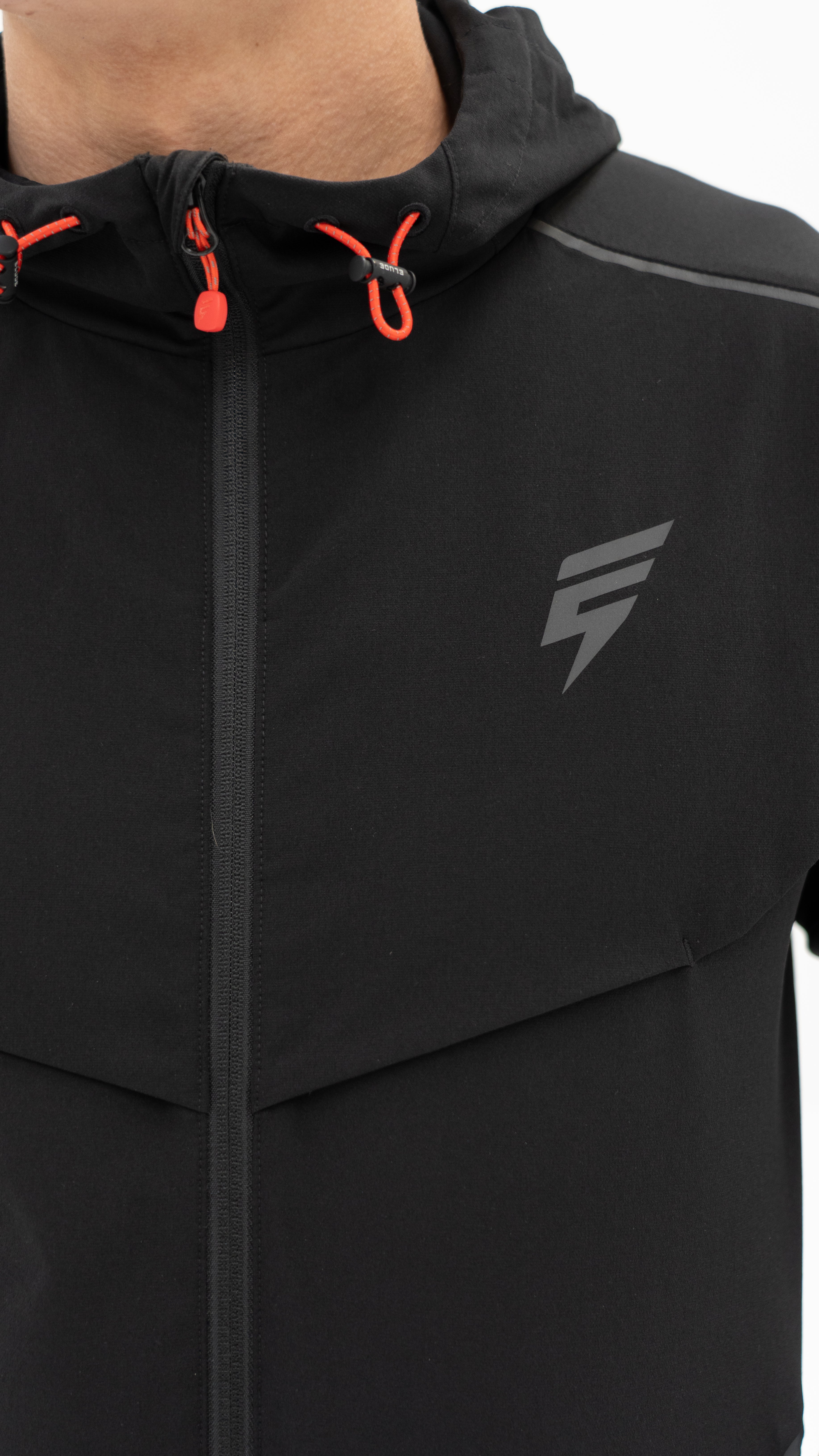 GHOST TRACKSUIT - BLACK/RED