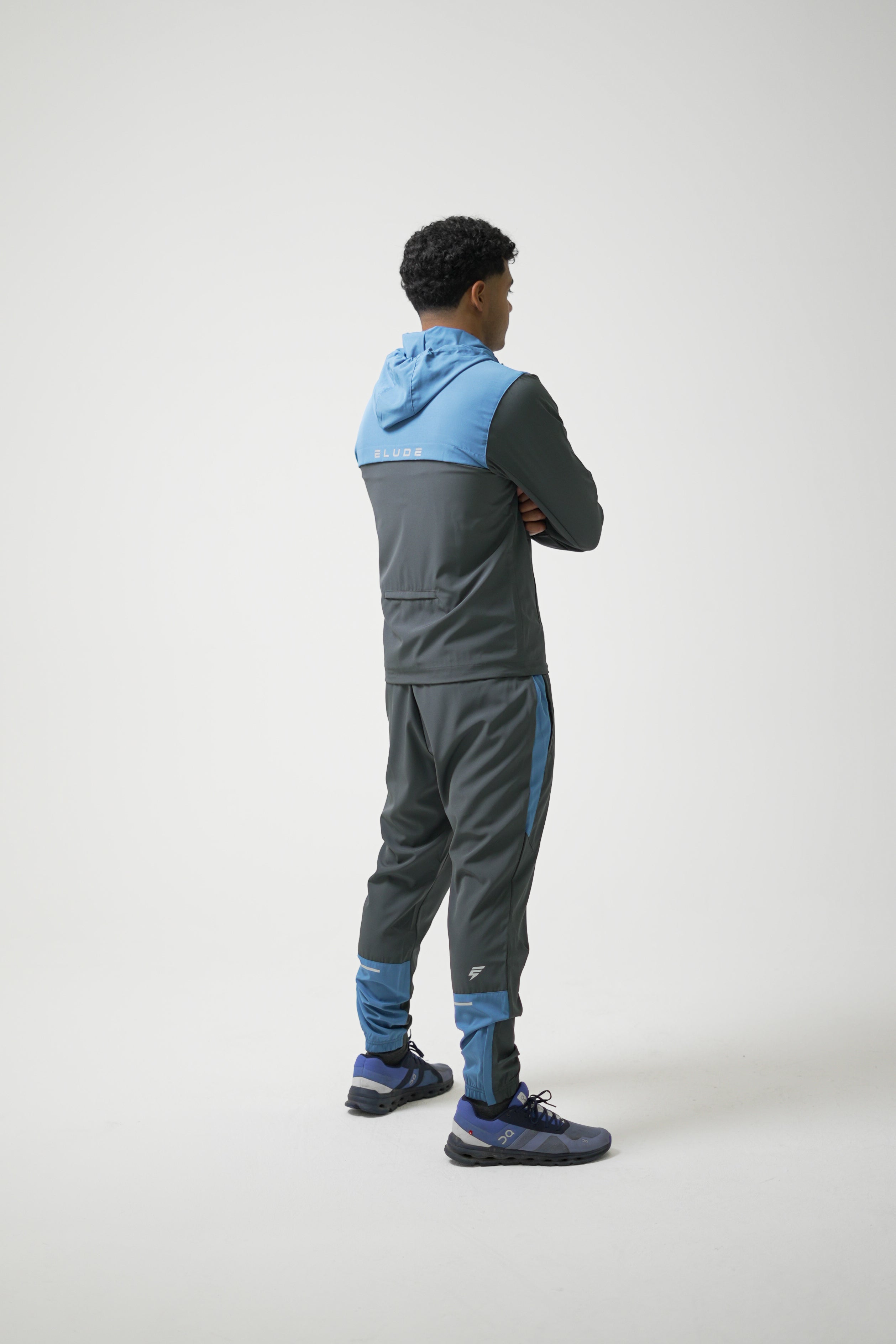 TRACK TRACKSUIT - GREY/OMBRE BLUE