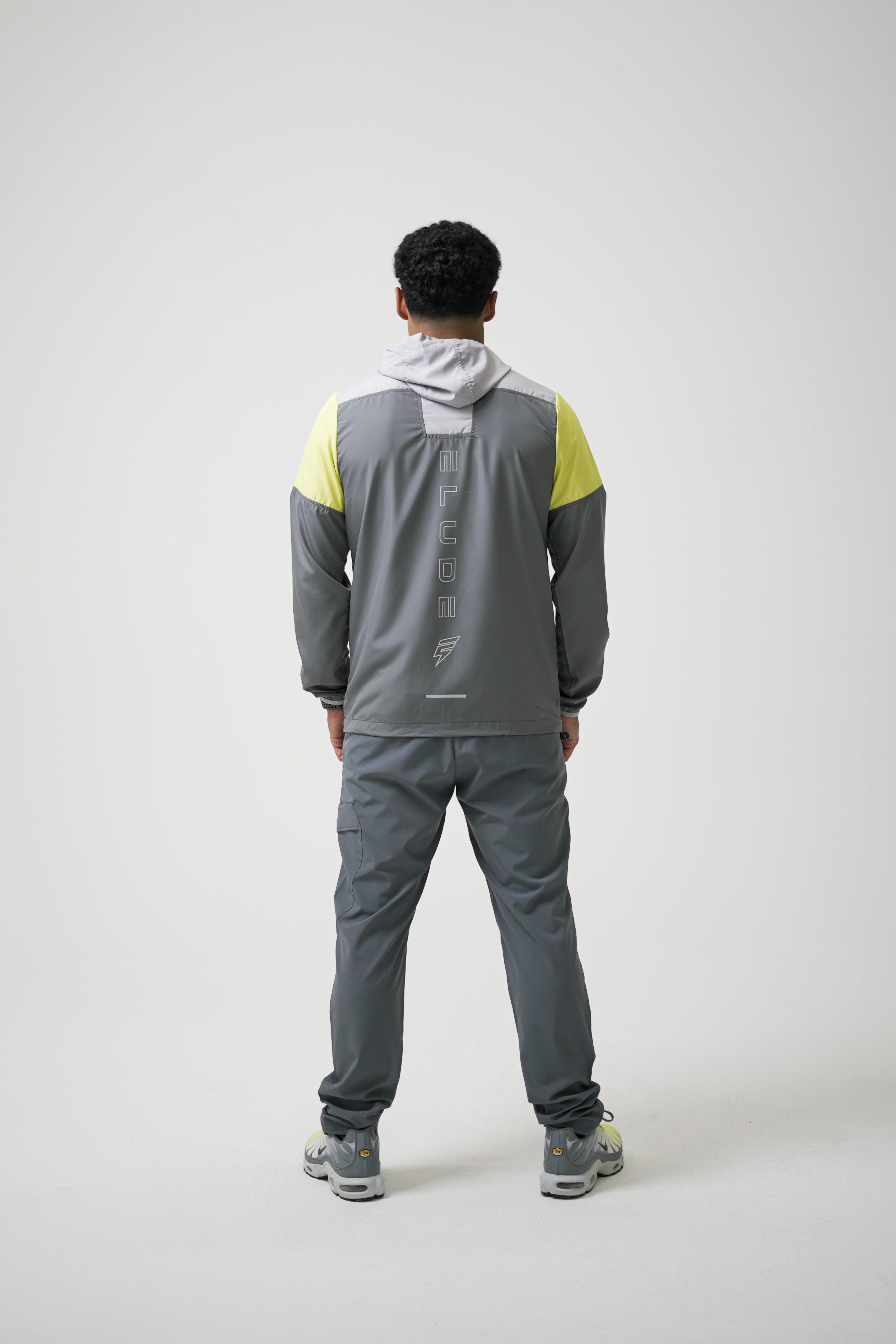 VENT WINDBREAKER SET - GREY/LIGHT GREY/LIME