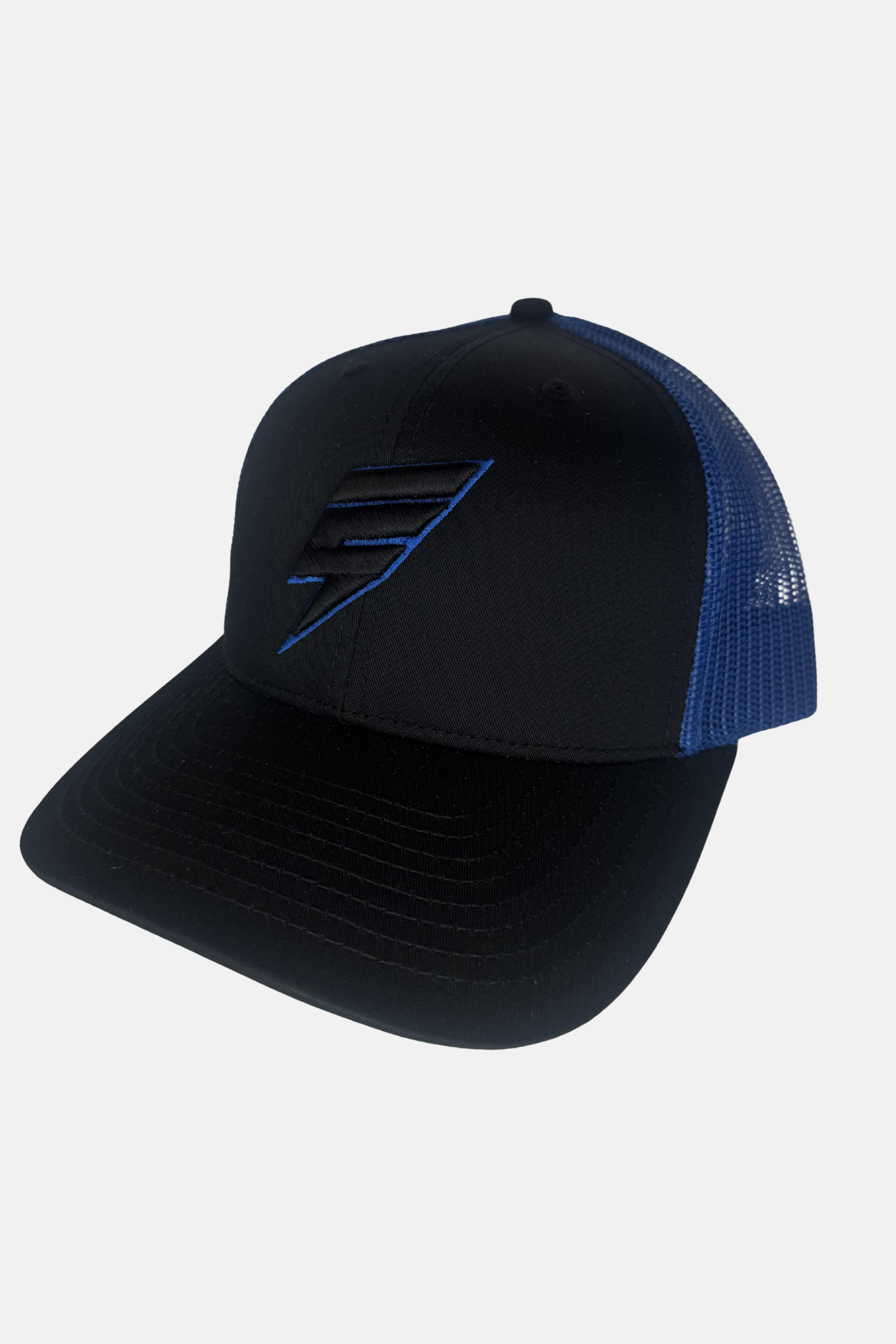 ELUDE TRUCKER CAP - BLACK/NAVY
