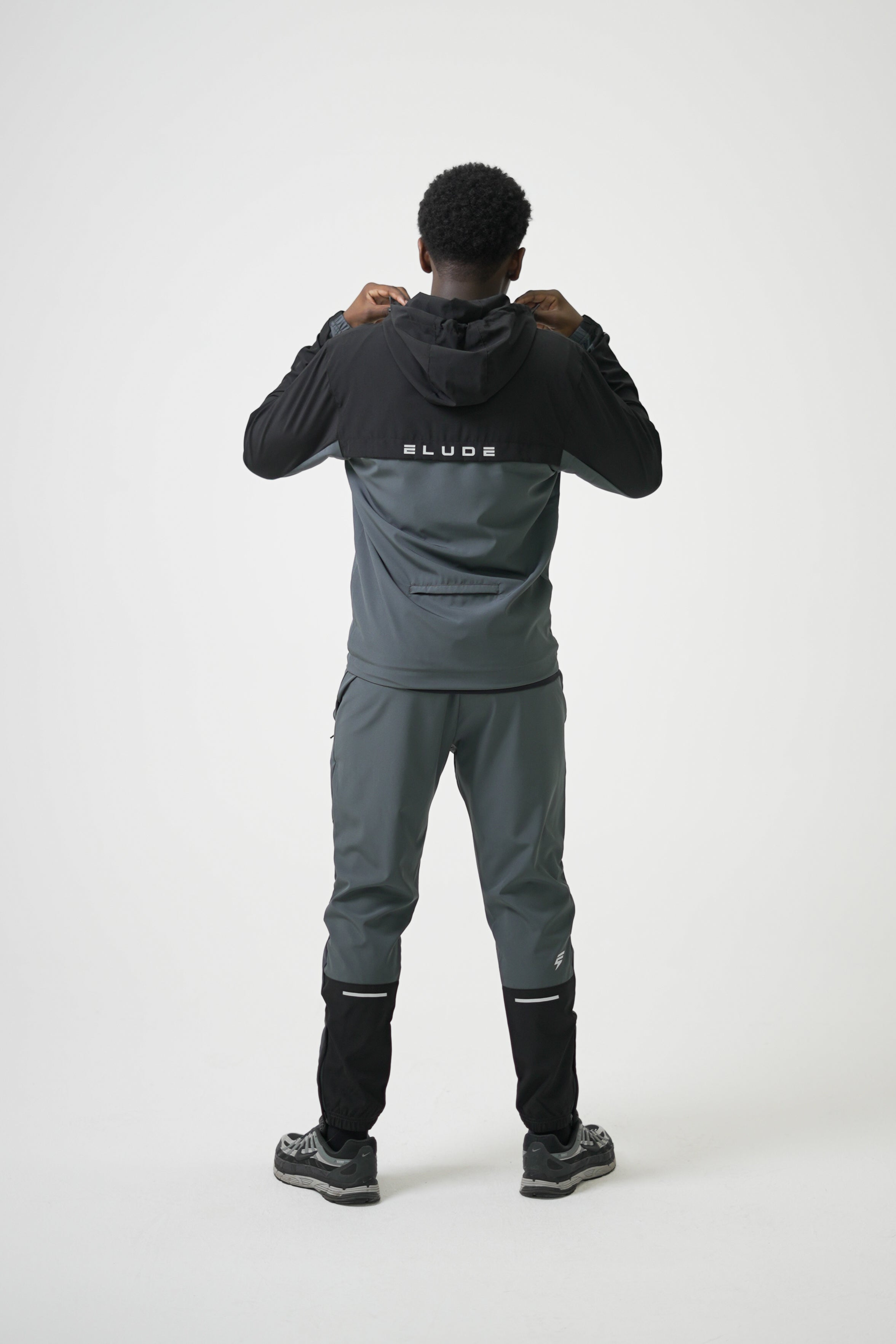 TRACK PANTS - COAL/BLACK