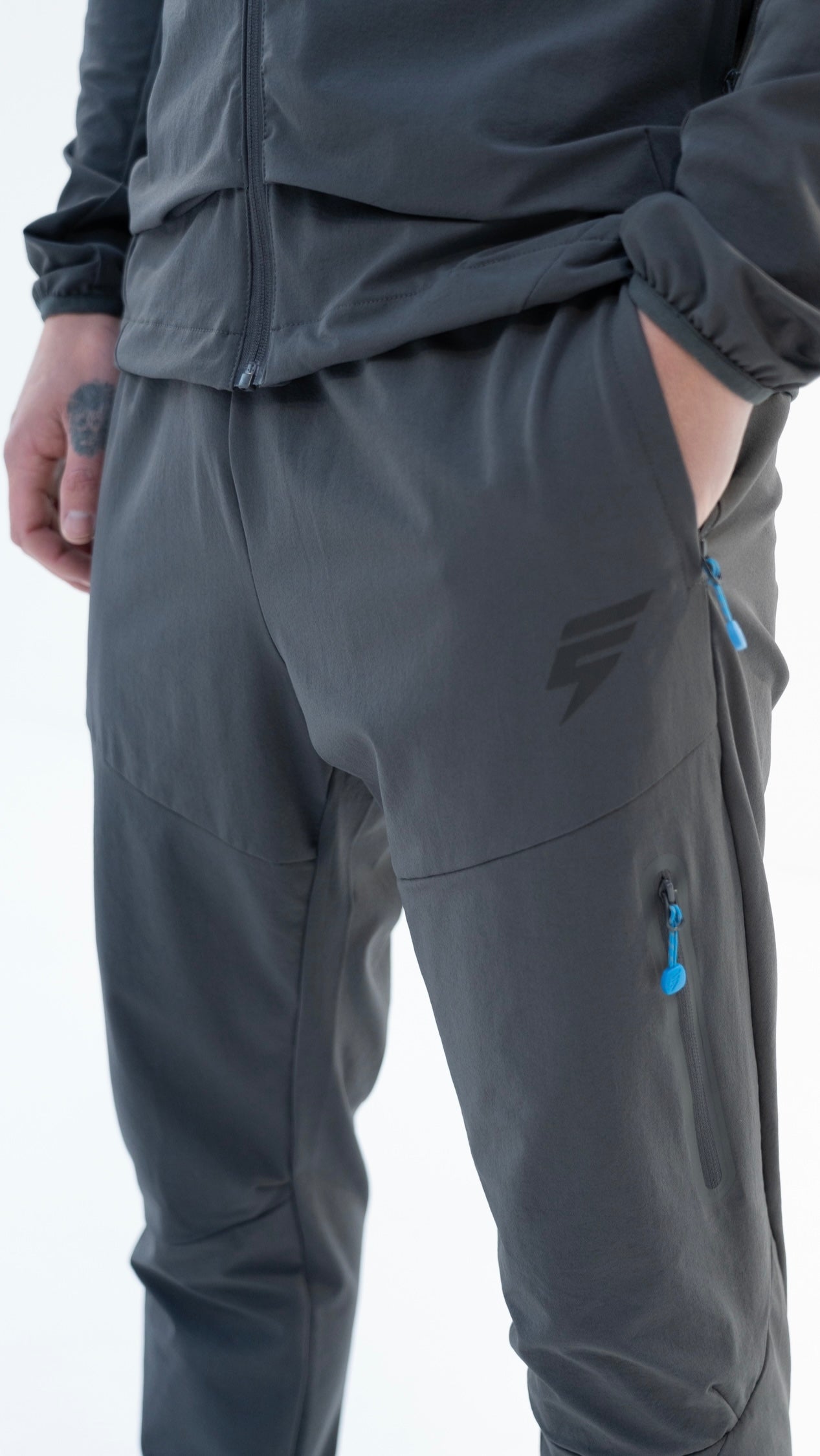 GHOST TRACKSUIT - COAL/BLUE