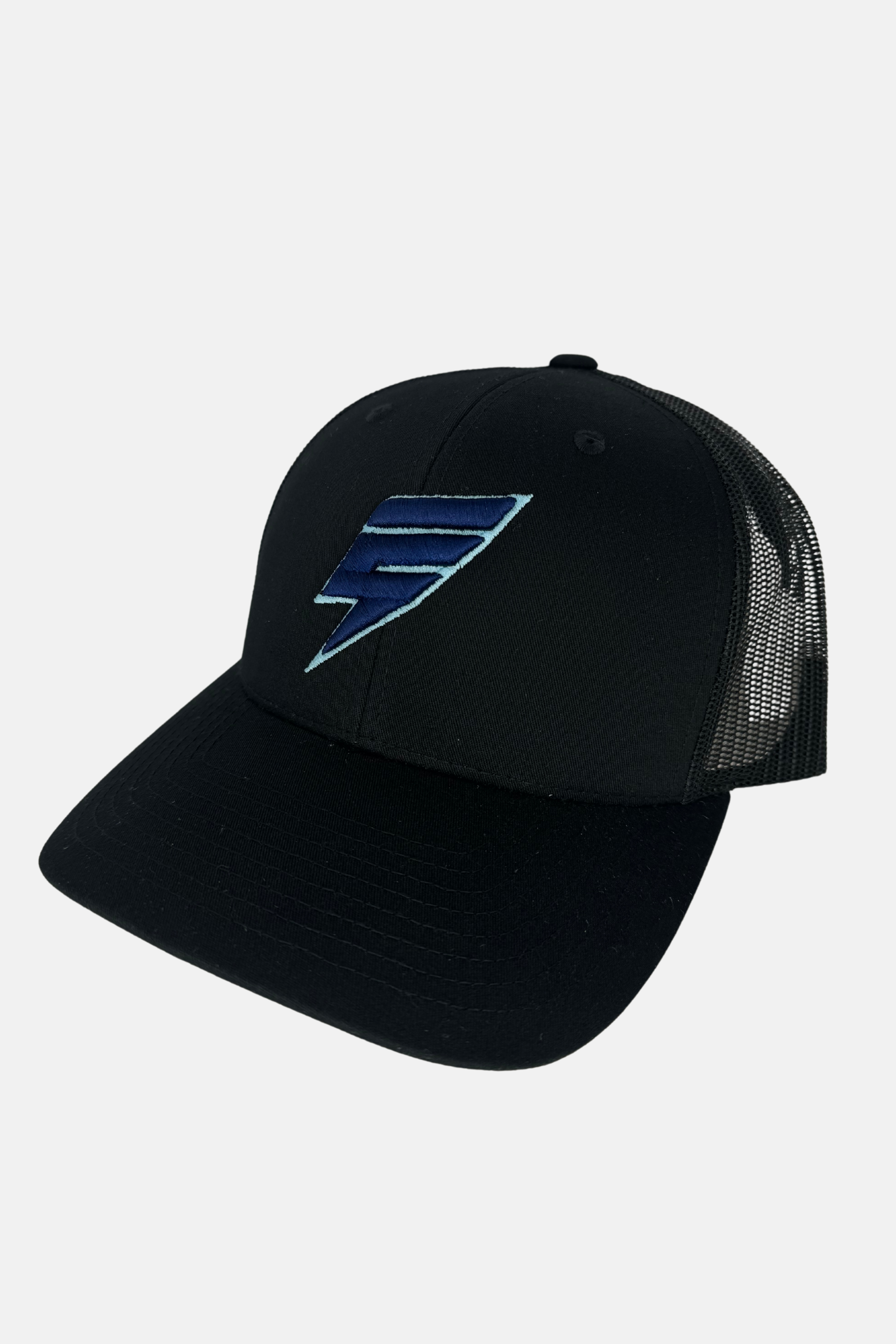 ELUDE Trucker Cap - Black/Blue/Navy