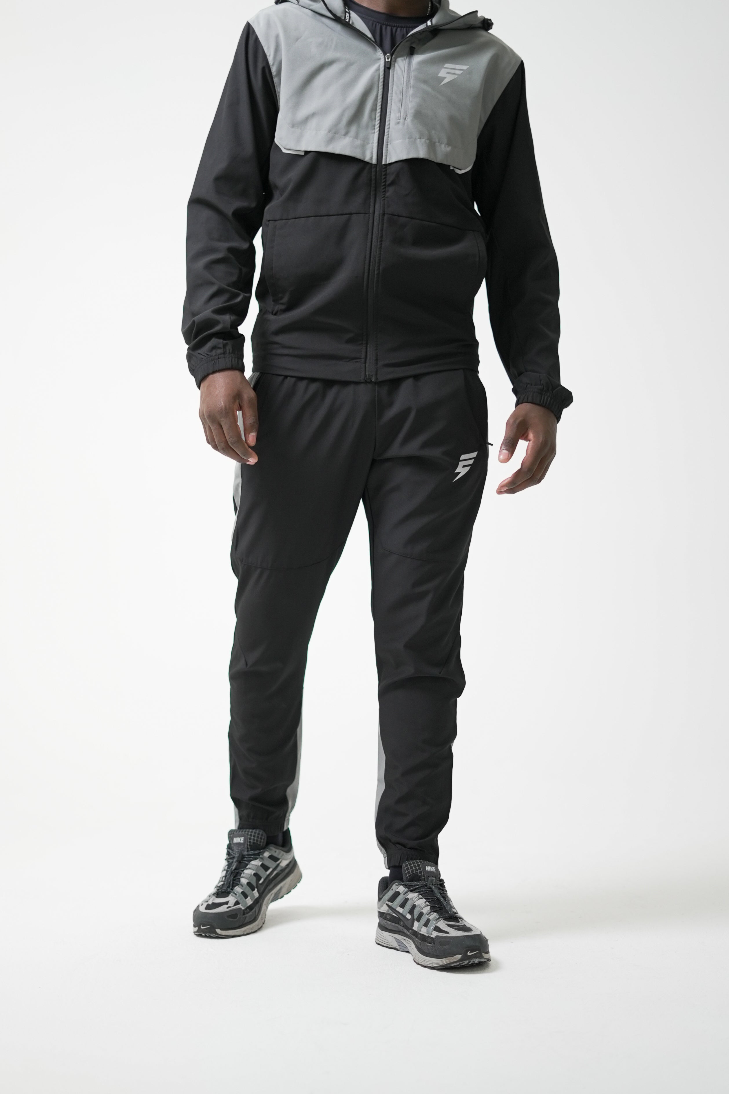 TRACK TRACKSUIT - BLACK/LIGHT GREY