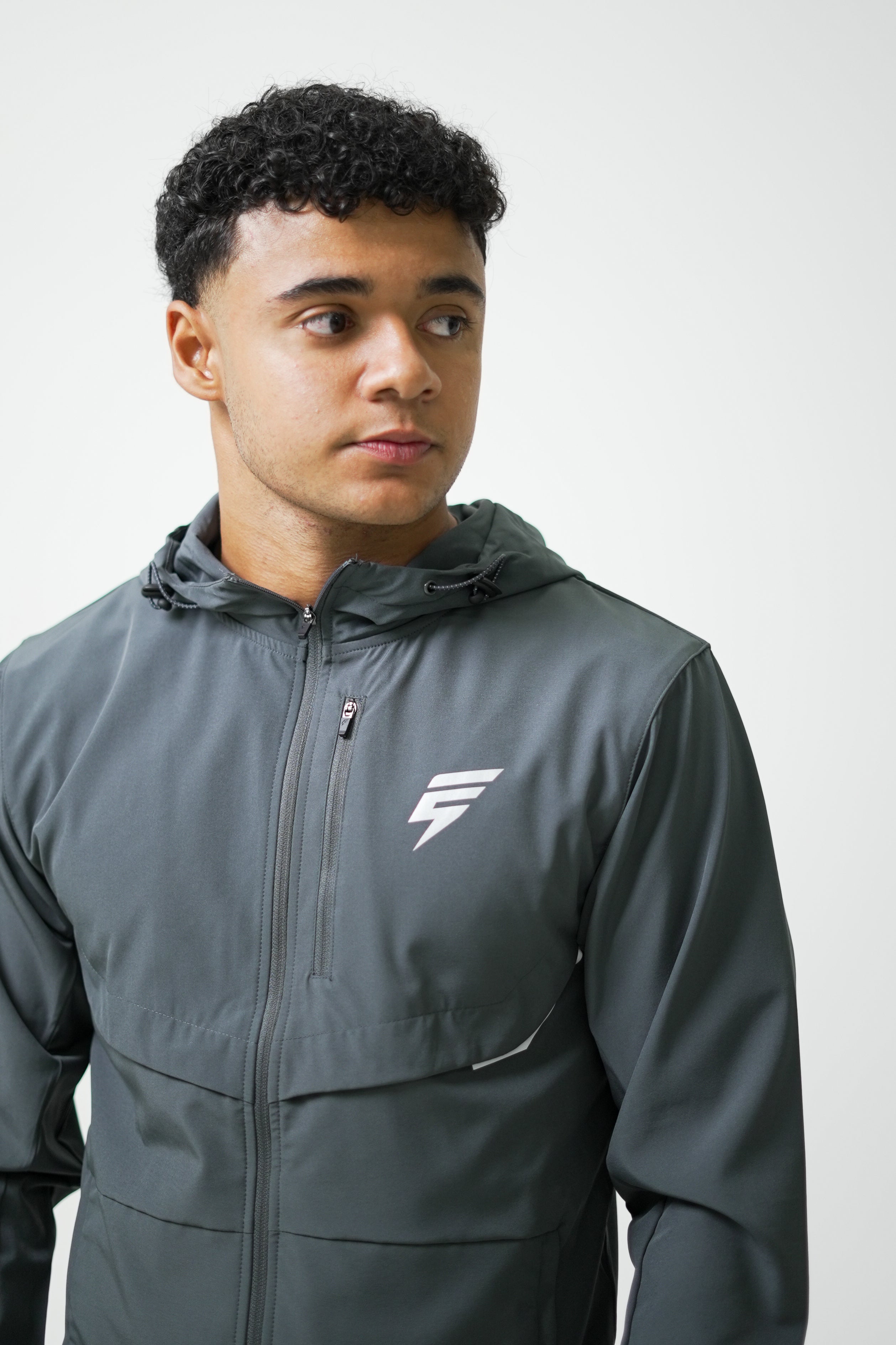 TRACK JACKET SET - COAL