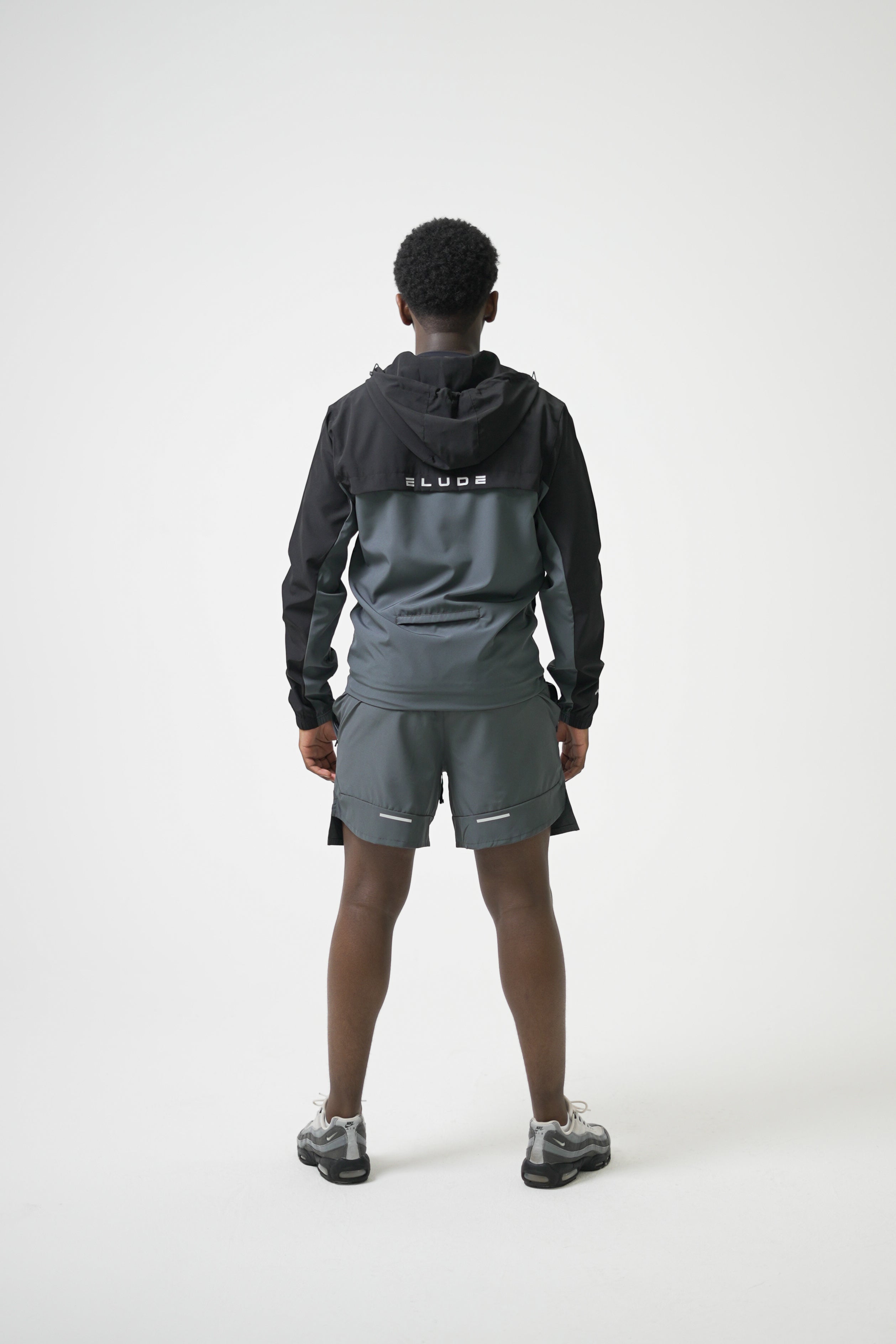 TRACK JACKET SET - COAL/BLACK
