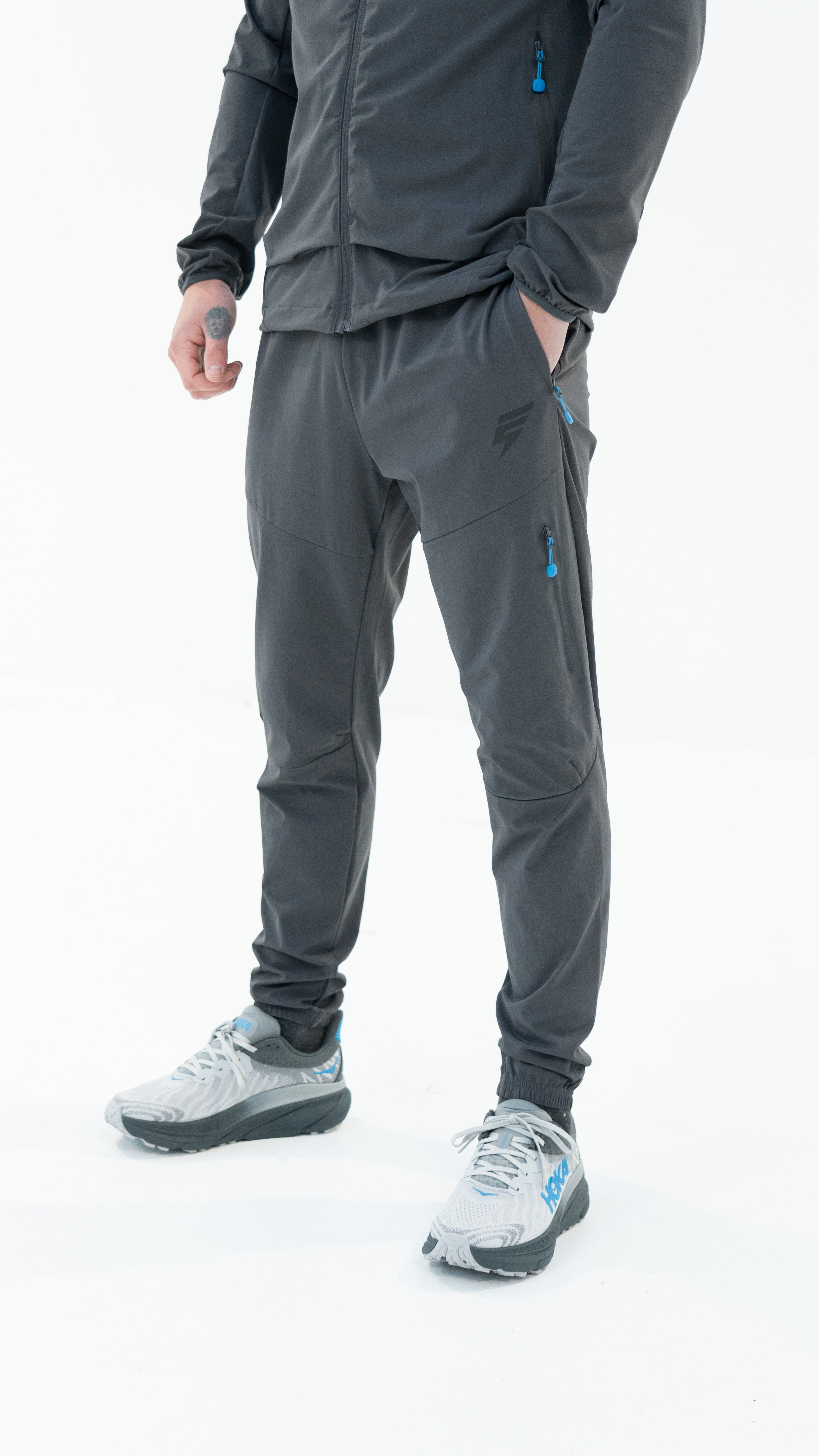 GHOST TRACKSUIT - COAL/BLUE
