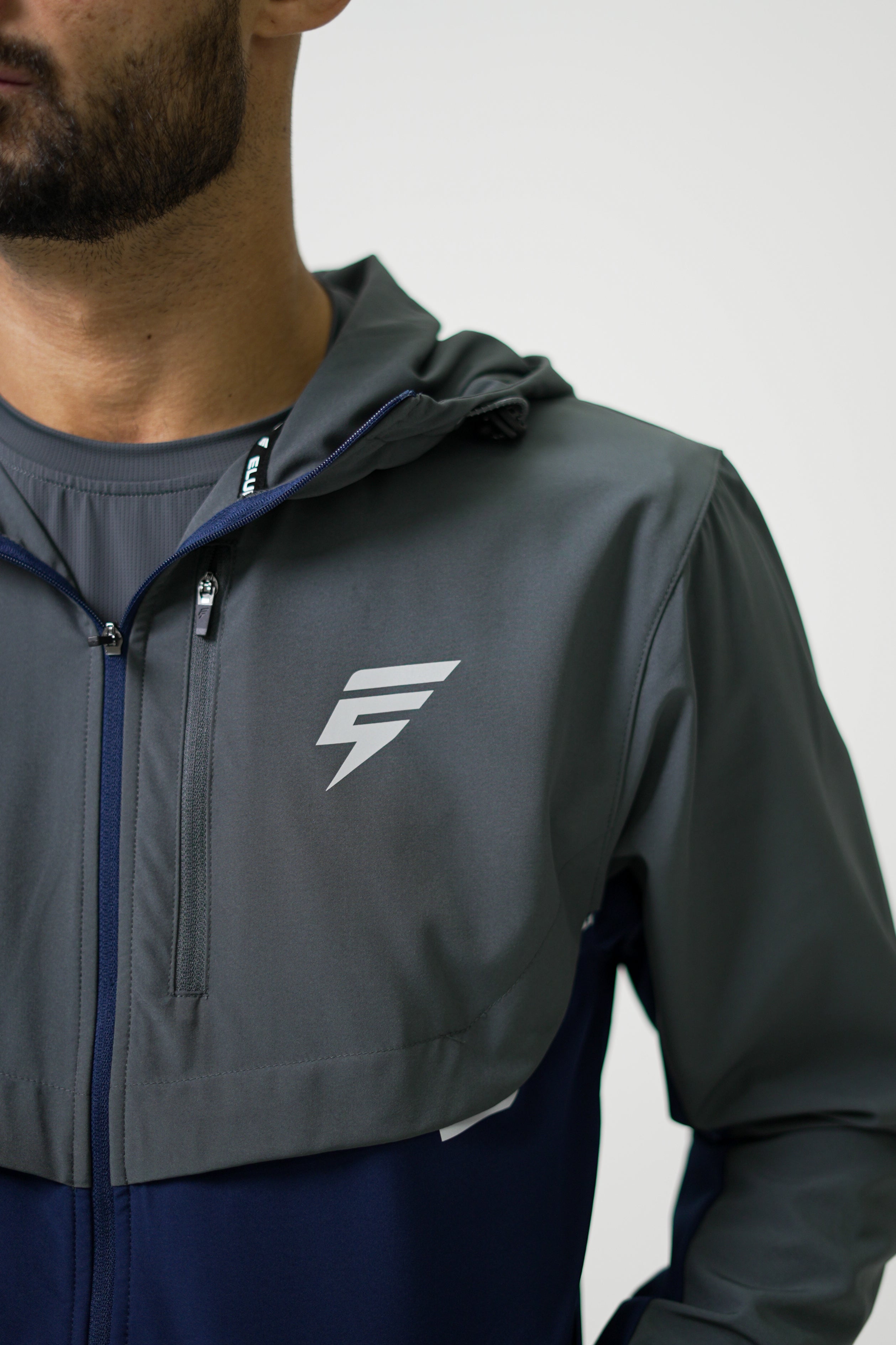 TRACK JACKET SET - NAVY/COAL