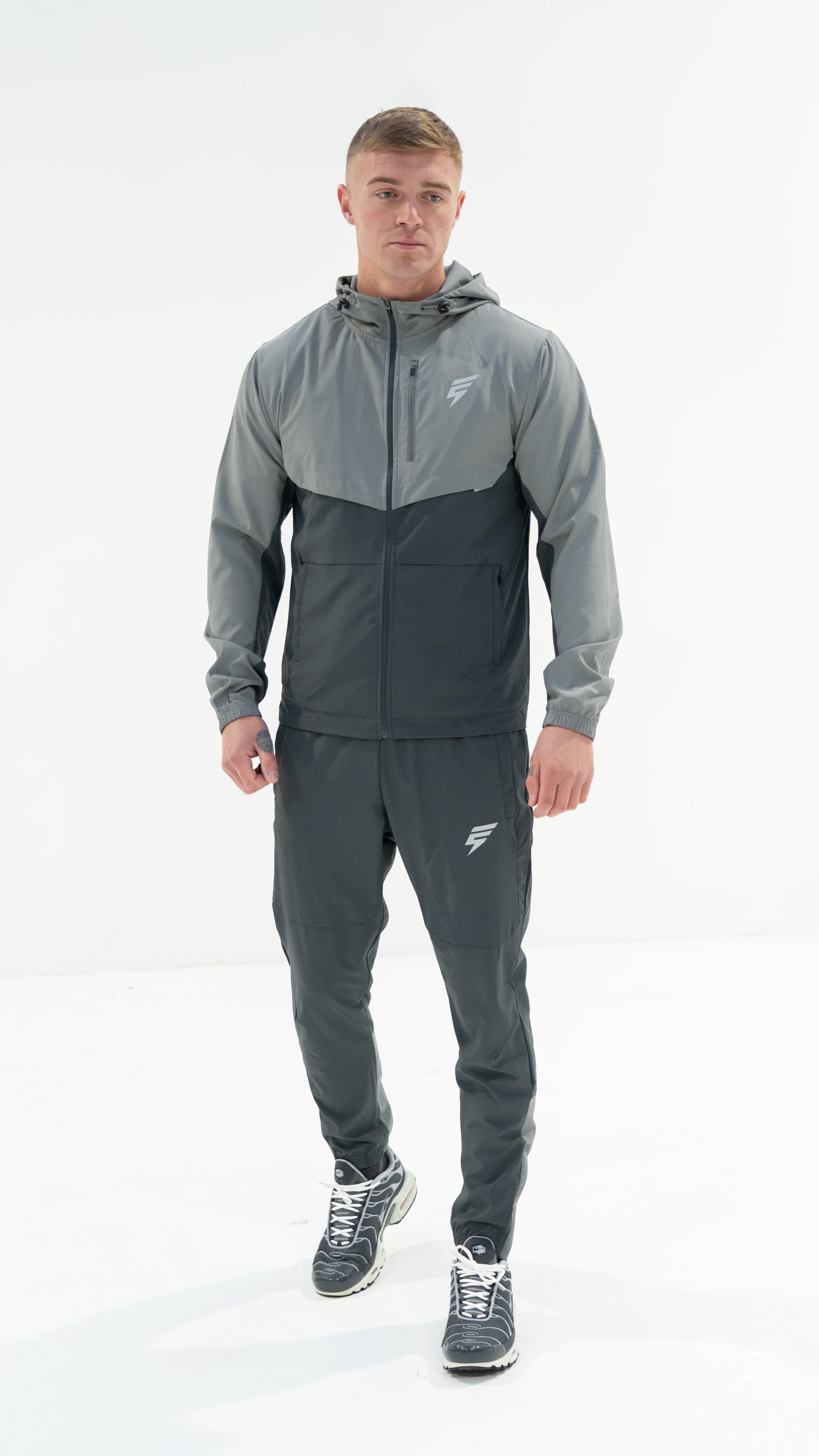 TRACK TRACKSUIT - COAL/LIGHT GREY