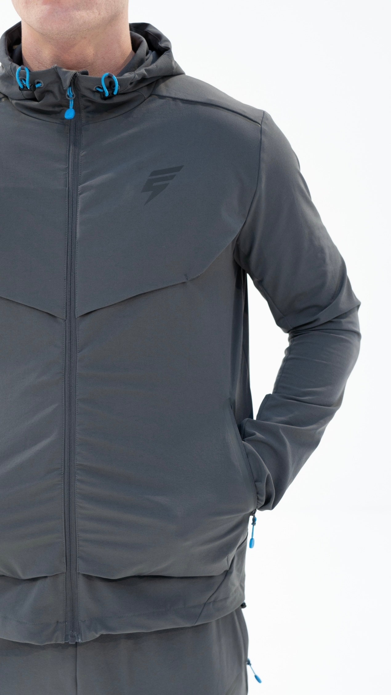 GHOST TRACKSUIT - COAL/BLUE