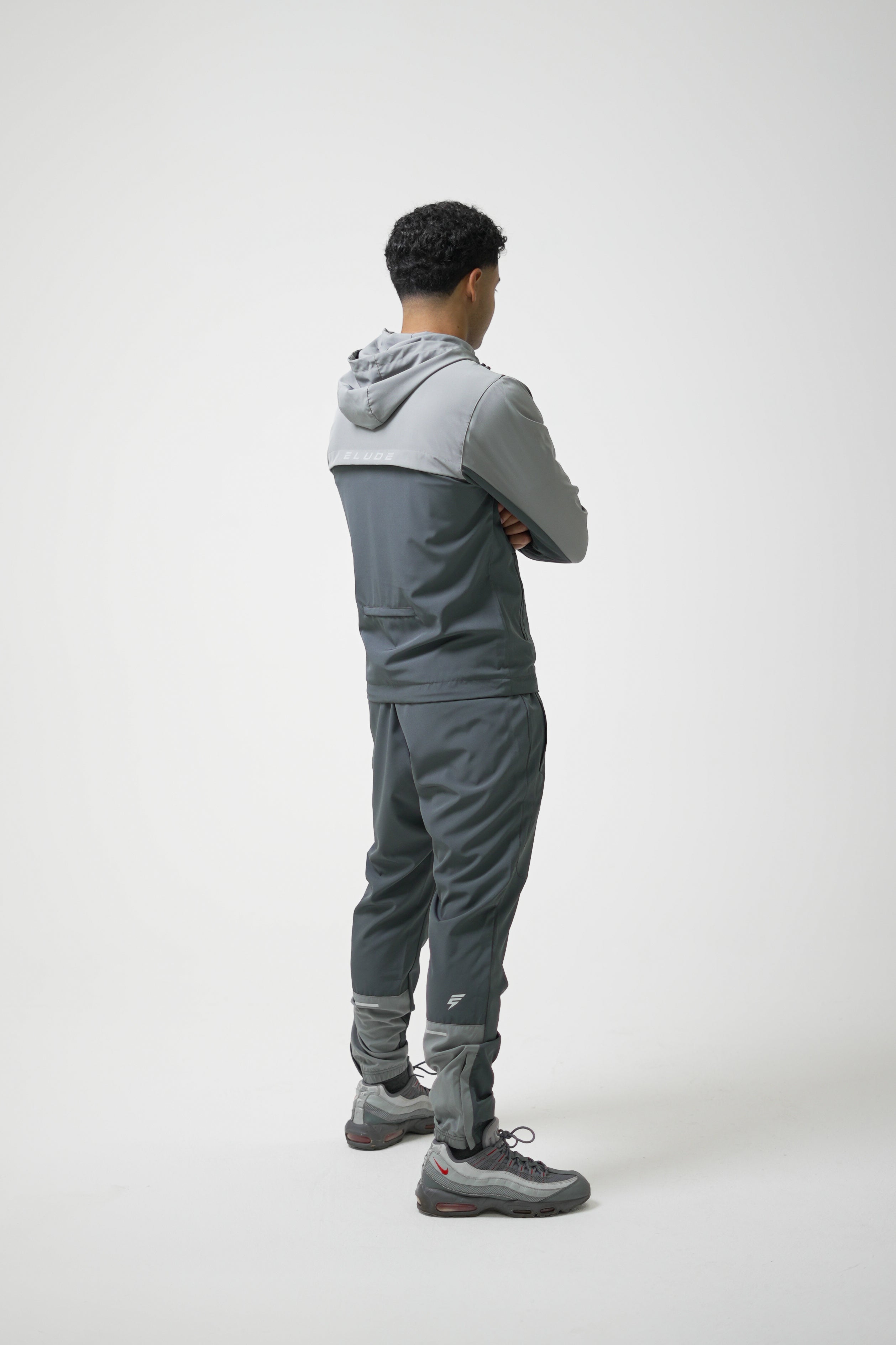 TRACK PANTS - COAL/LIGHT GREY