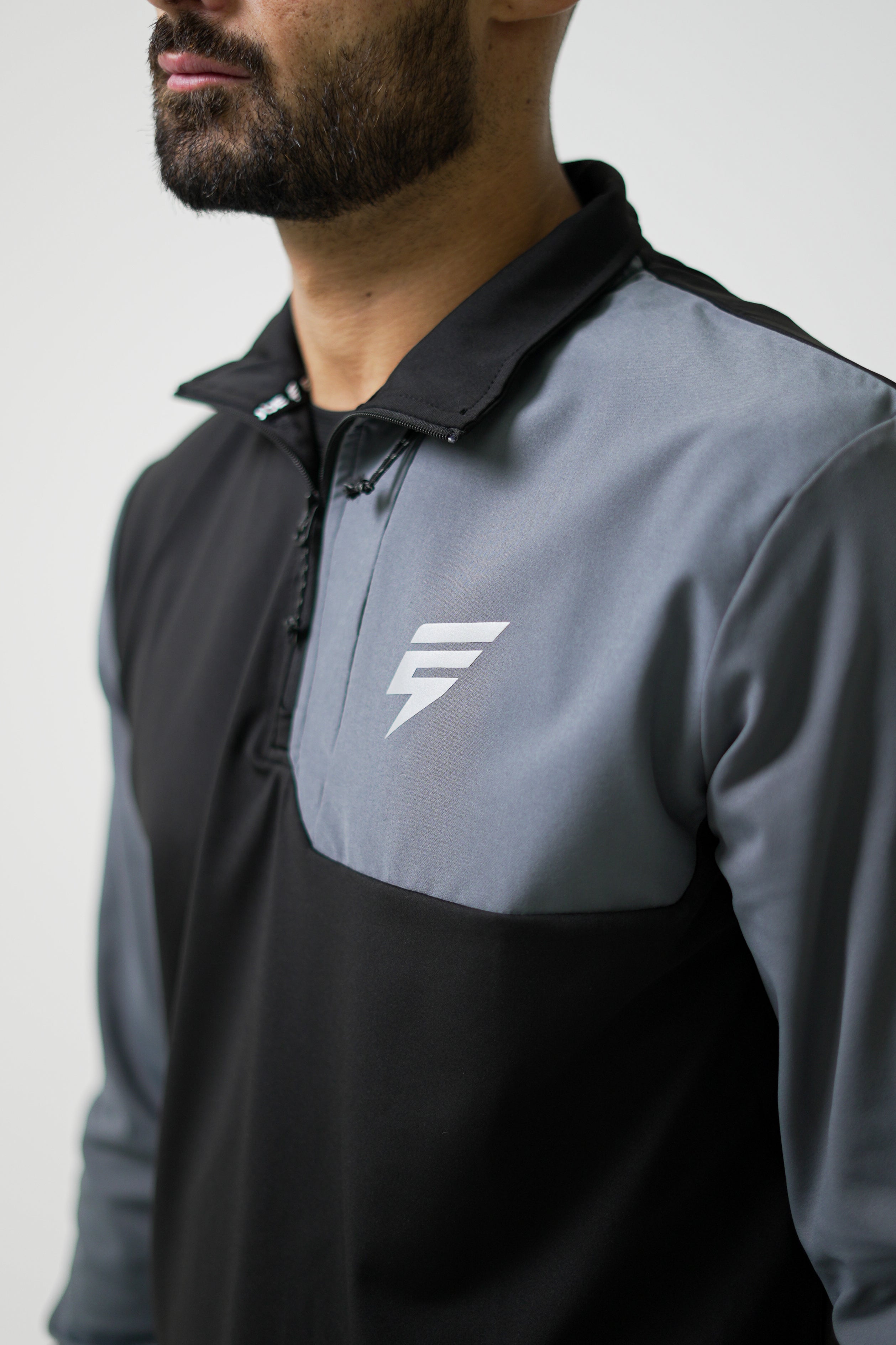 CORE 1/4 ZIP SET - BLACK/GREY