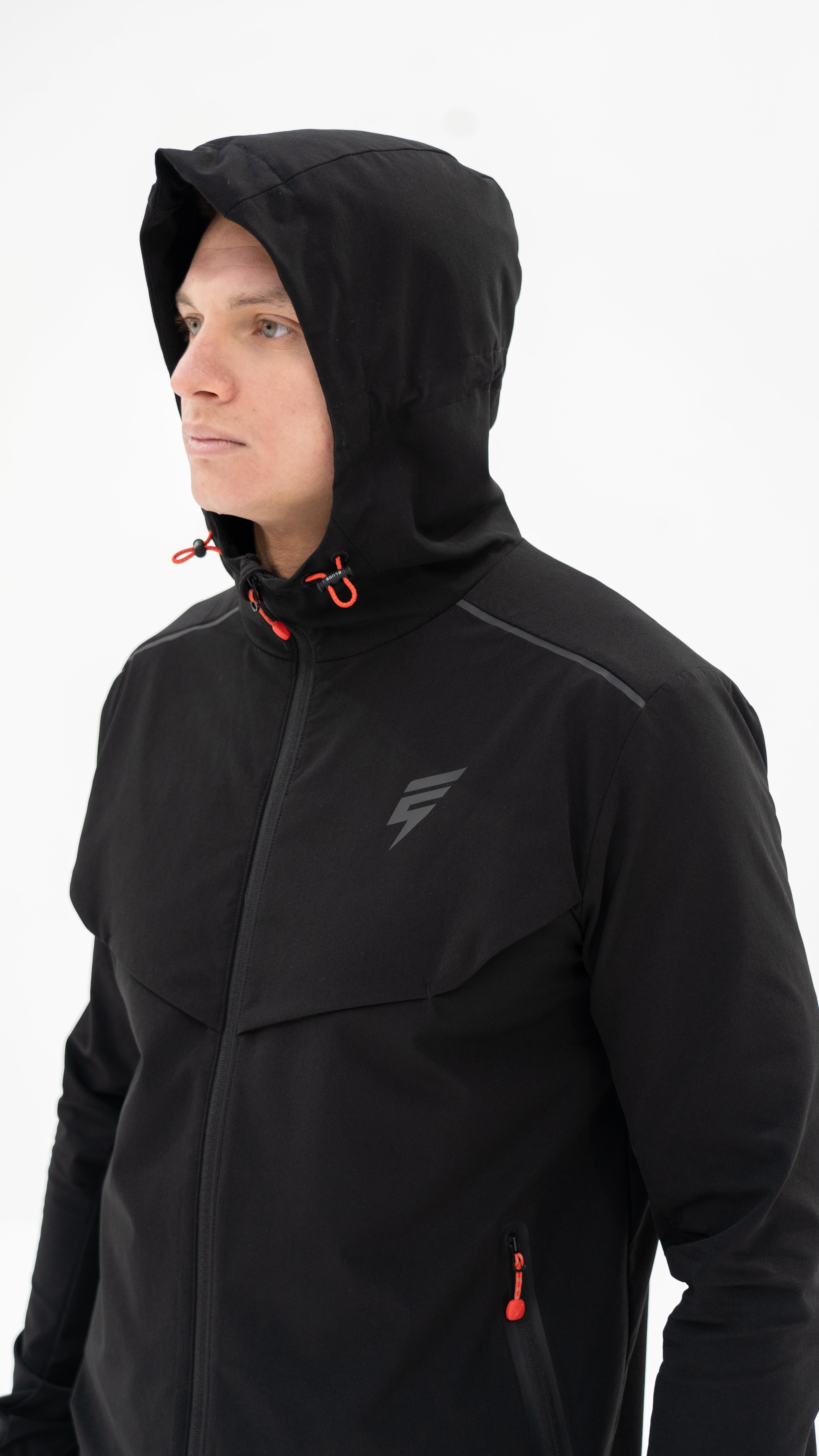 GHOST TRACKSUIT - BLACK/RED