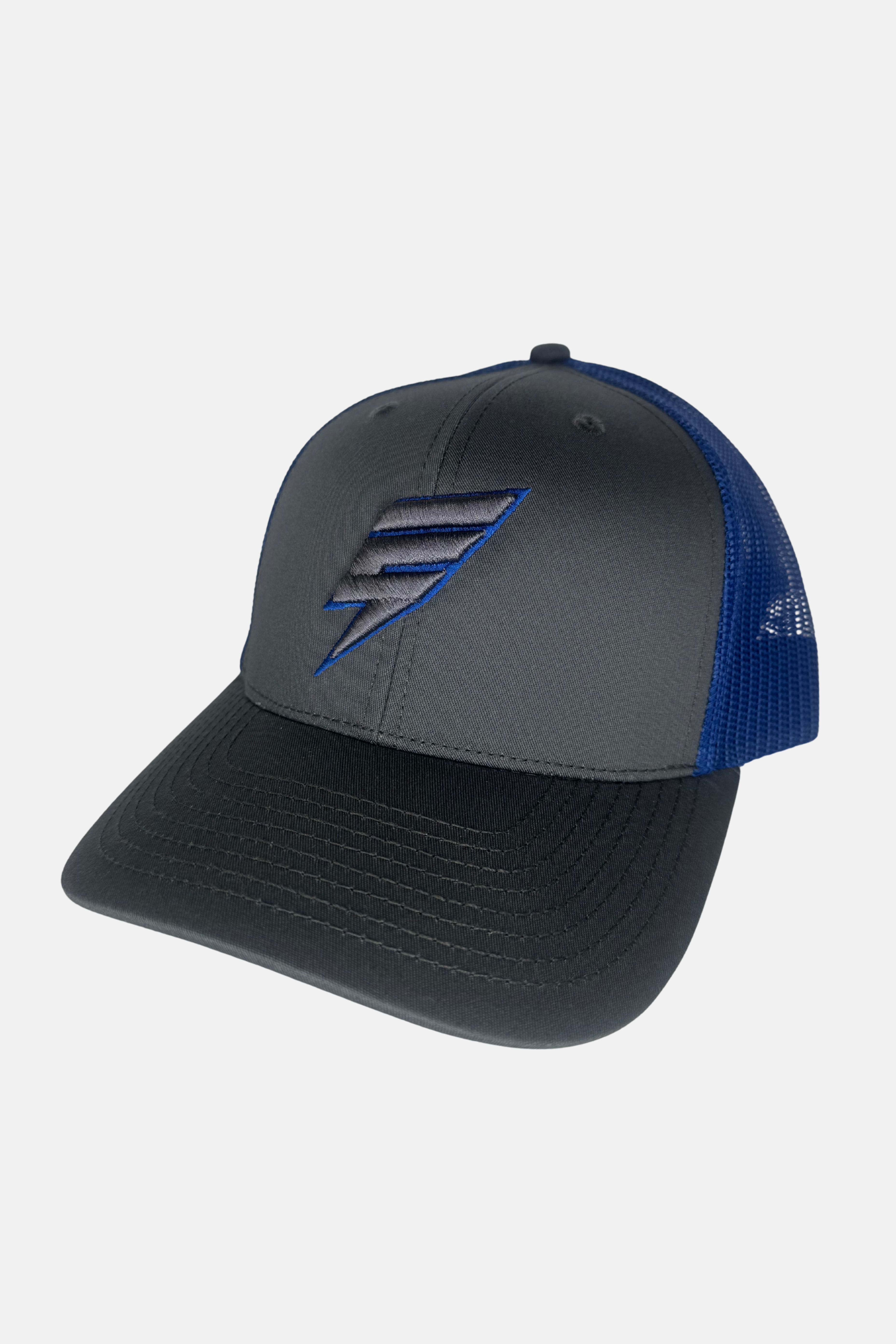 ELUDE TRUCKER CAP - GREY/BLUE