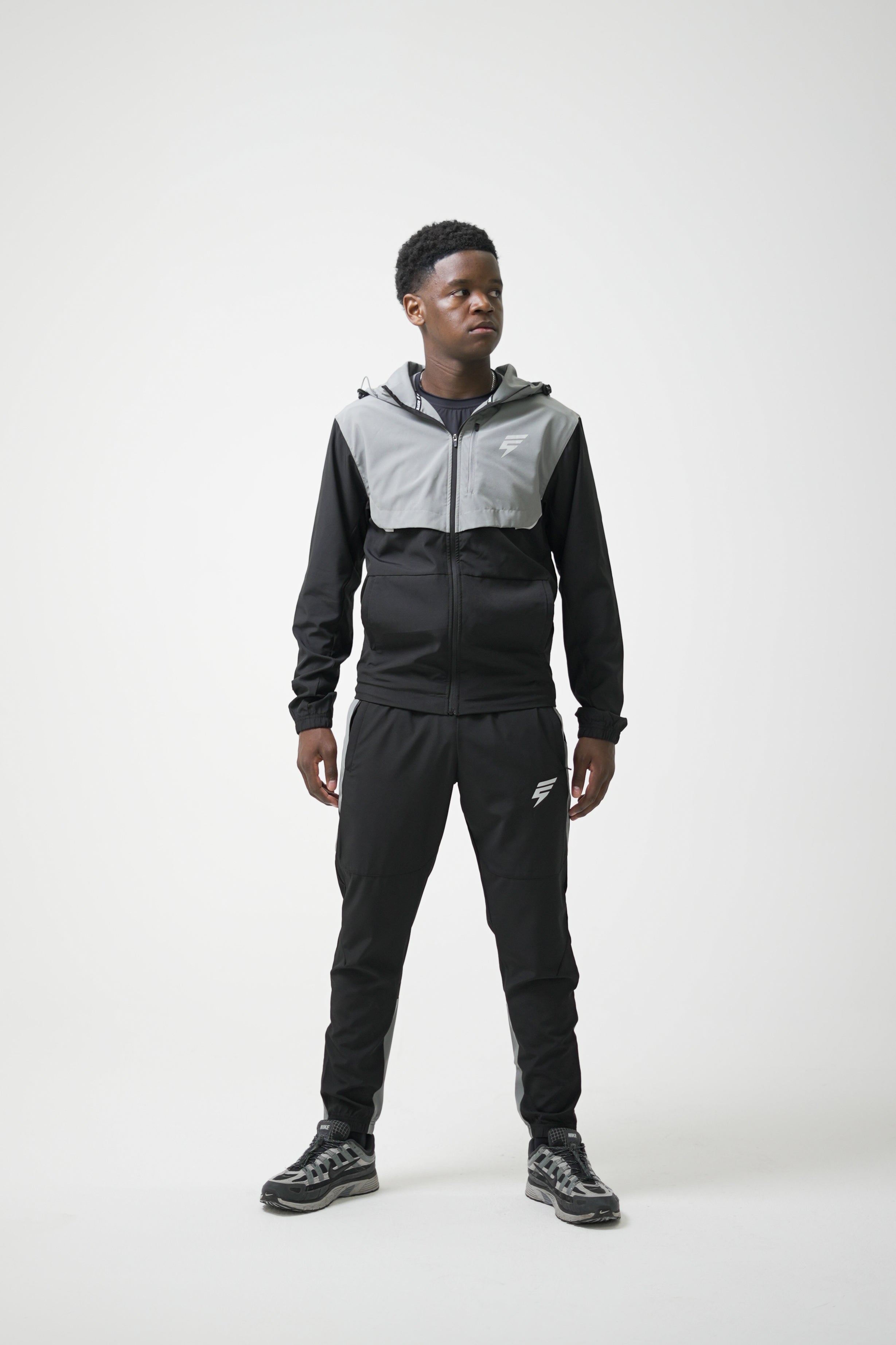 TRACK TRACKSUIT - BLACK/LIGHT GREY