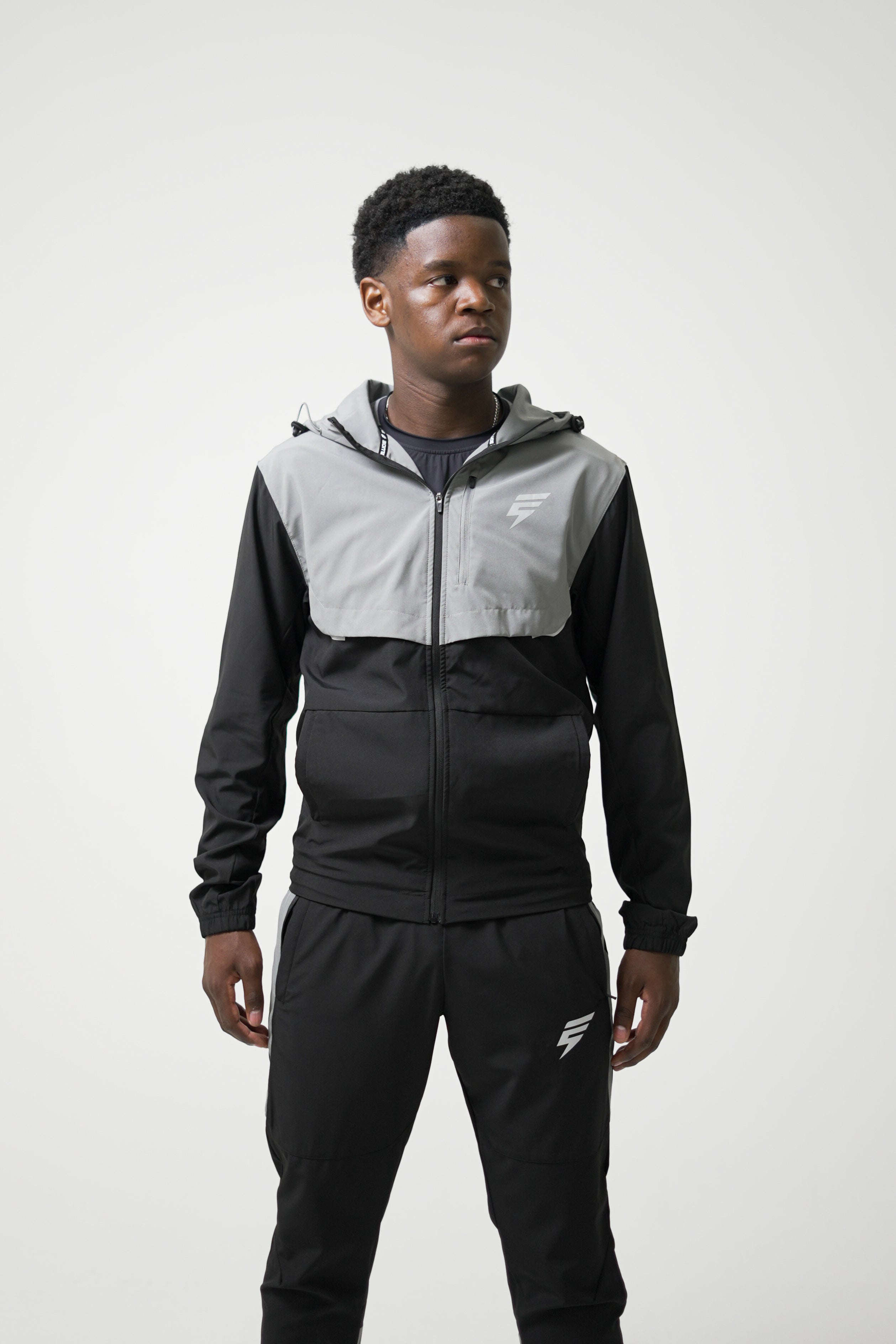 TRACK TRACKSUIT - BLACK/LIGHT GREY