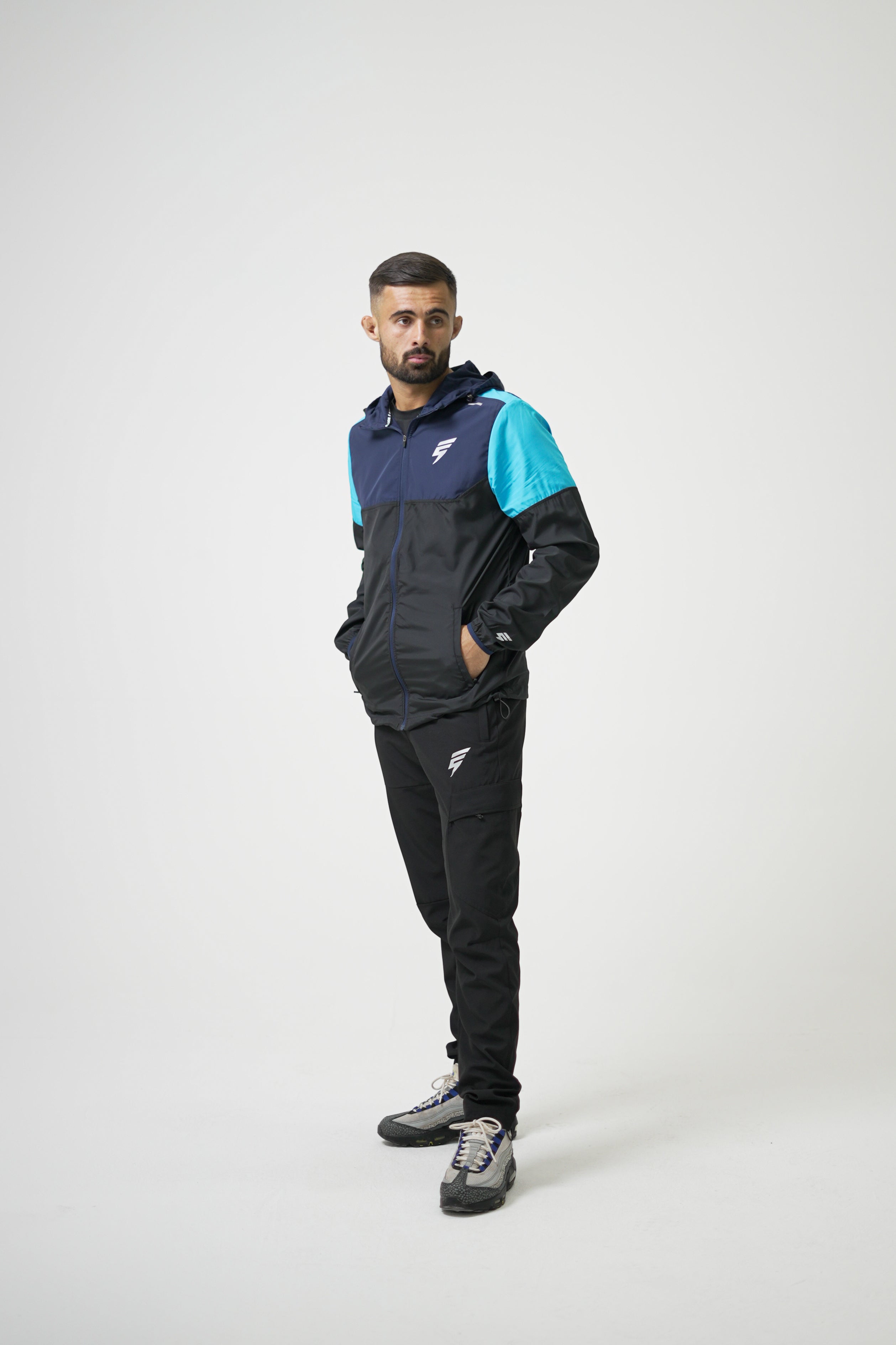 VENT WINDBREAKER SET - BLACK/BLUE/NAVY