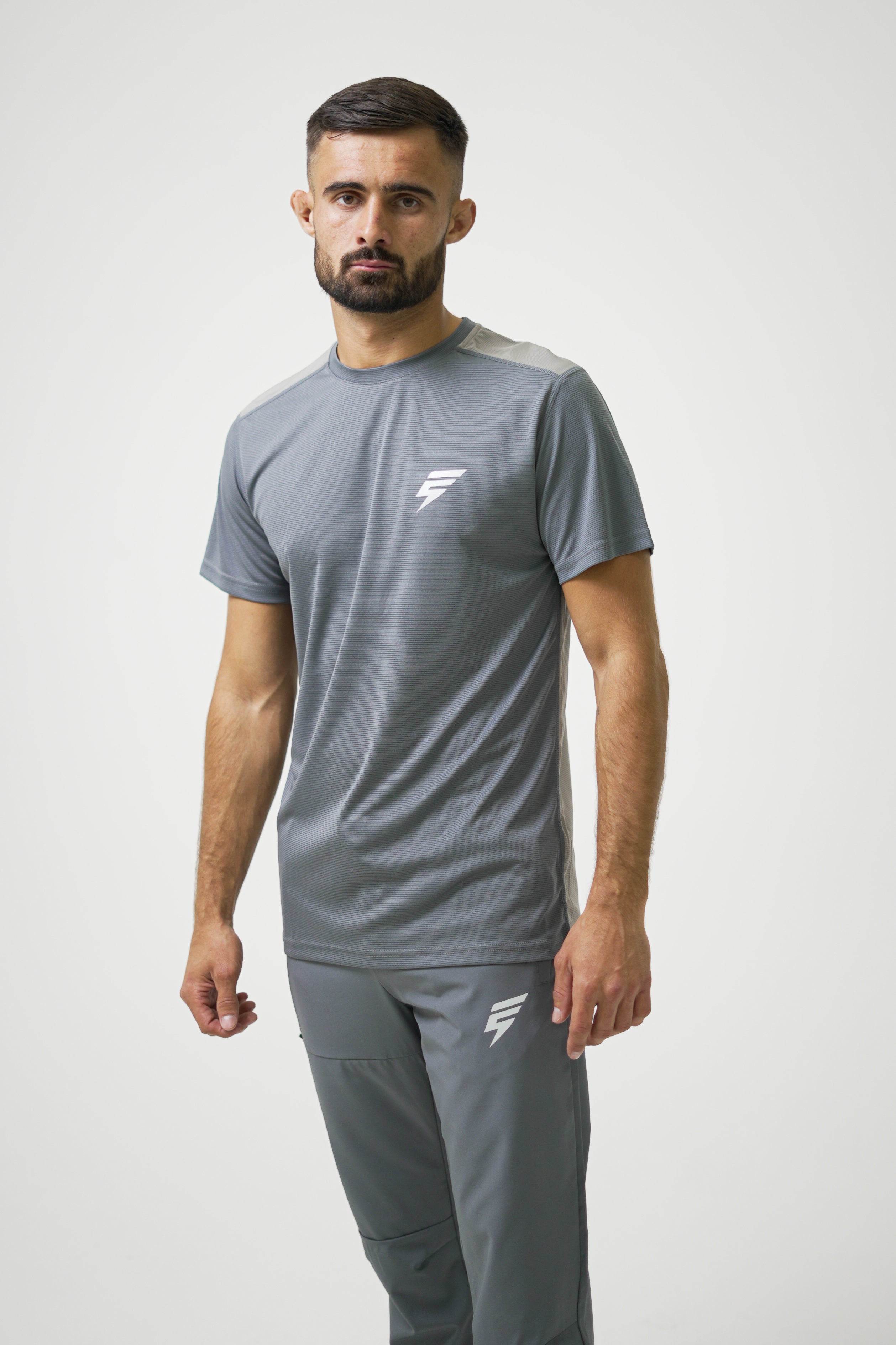 CORE TEE - GREY / LIGHT GREY