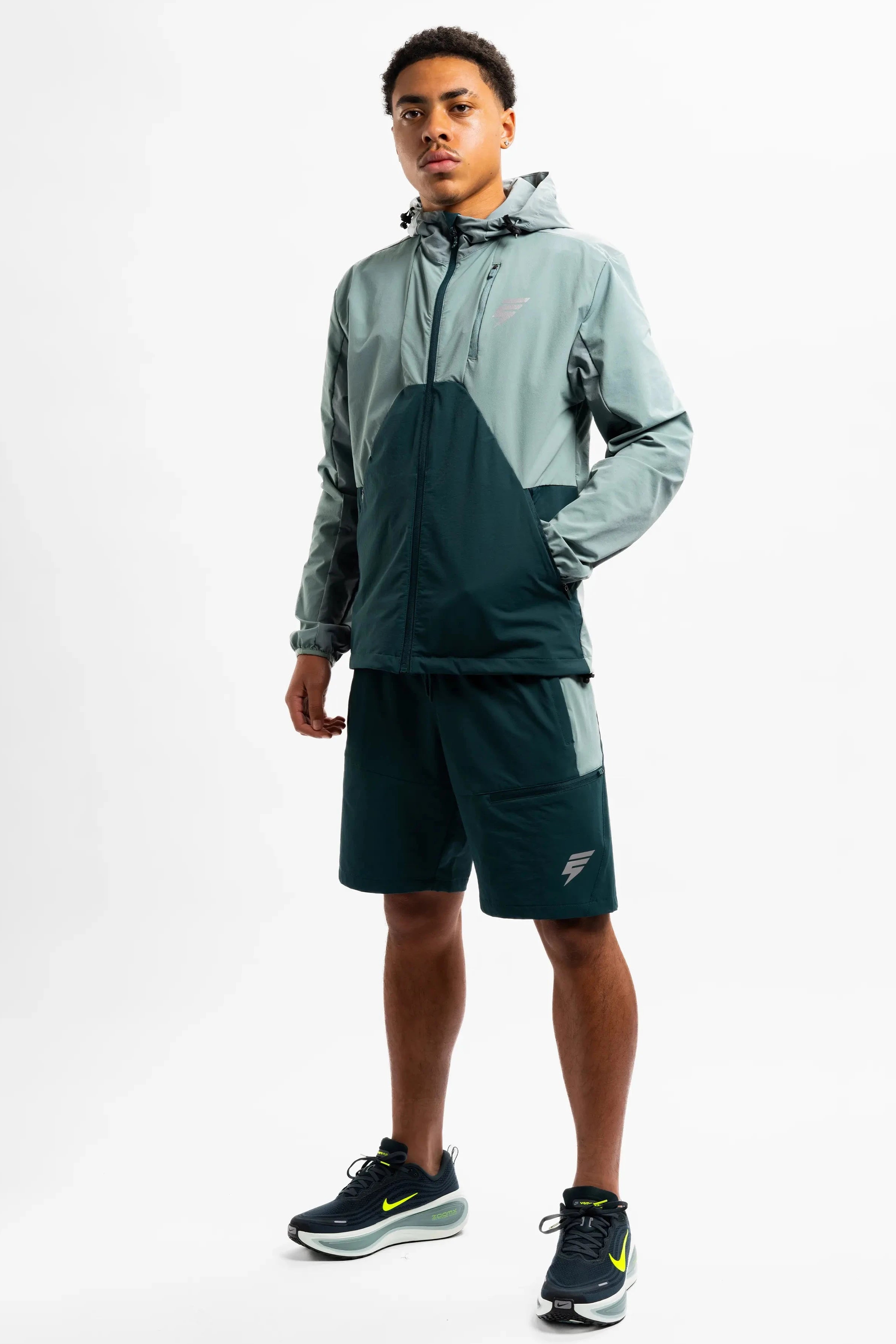APEX JACKET SET - TEAL/FOREST GREEN/MINT