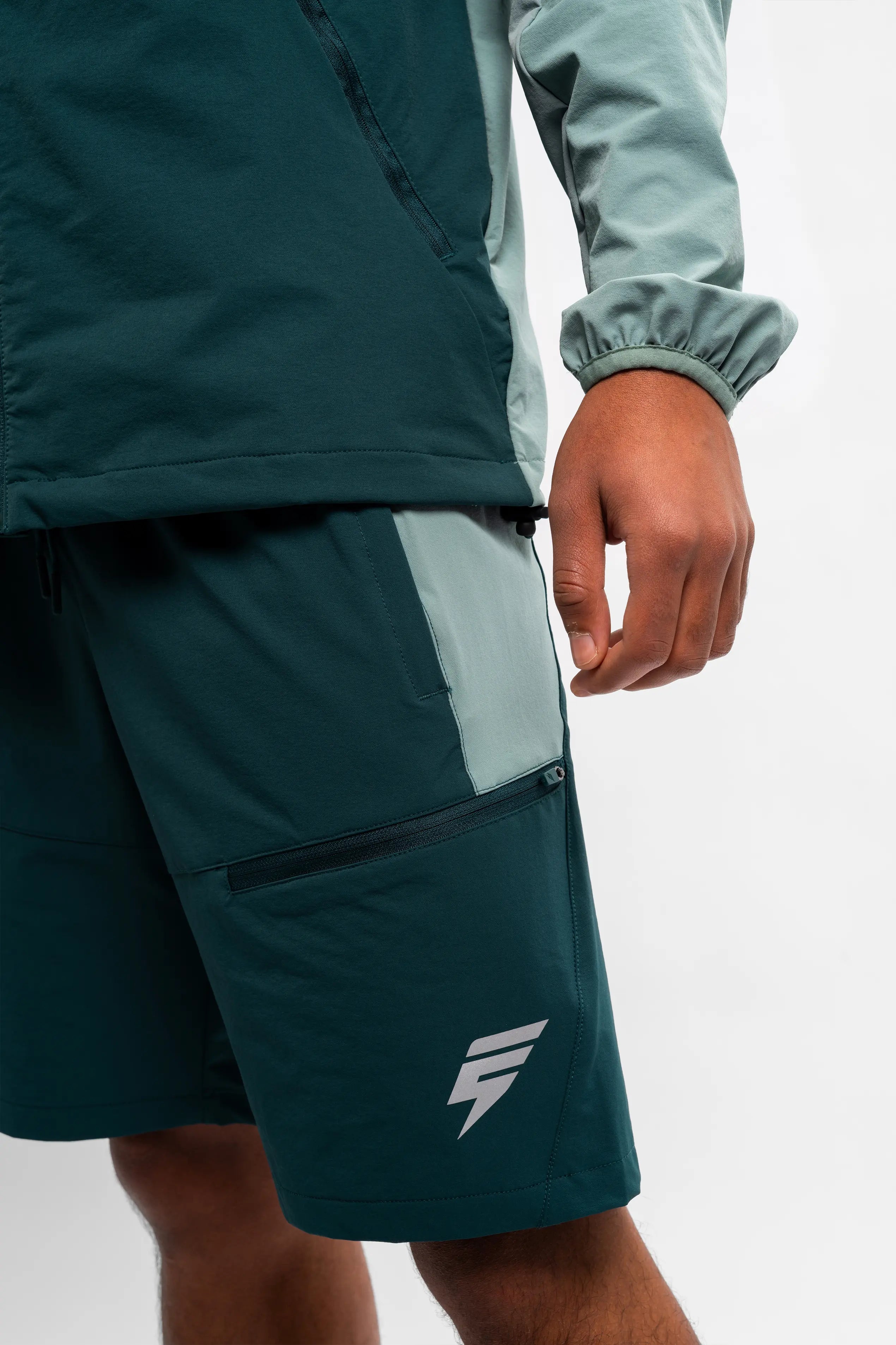 APEX JACKET SET - TEAL/FOREST GREEN/MINT