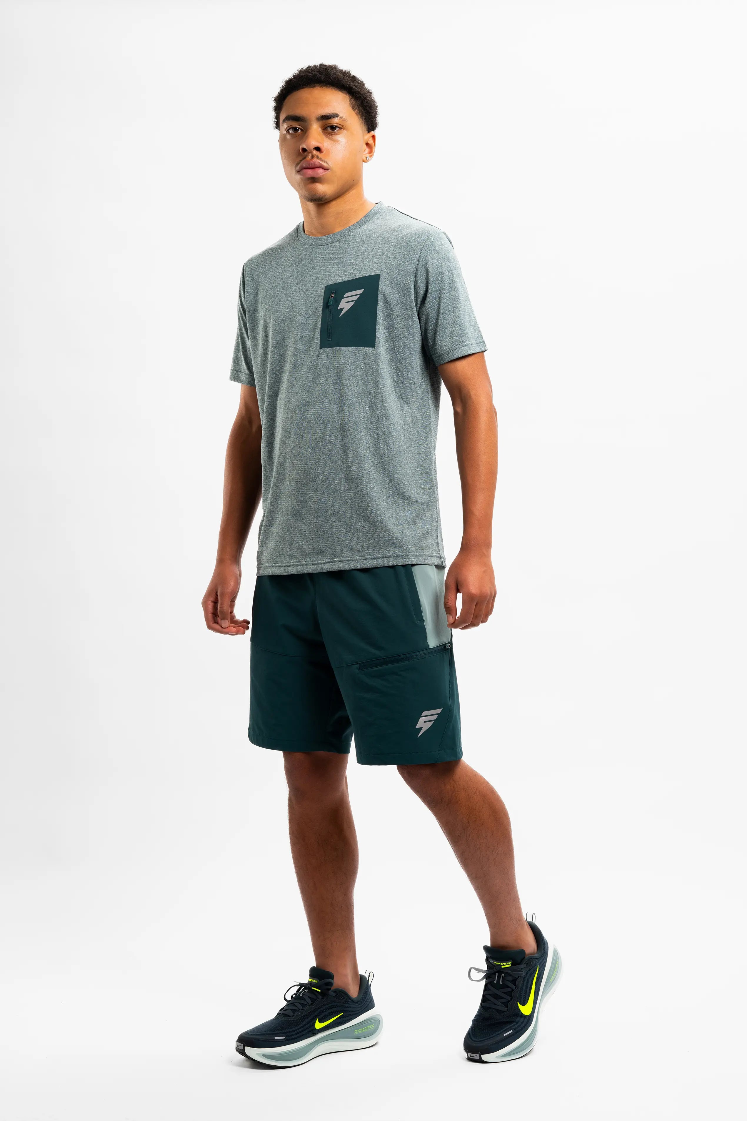 APEX TEE - TEAL/GREEN