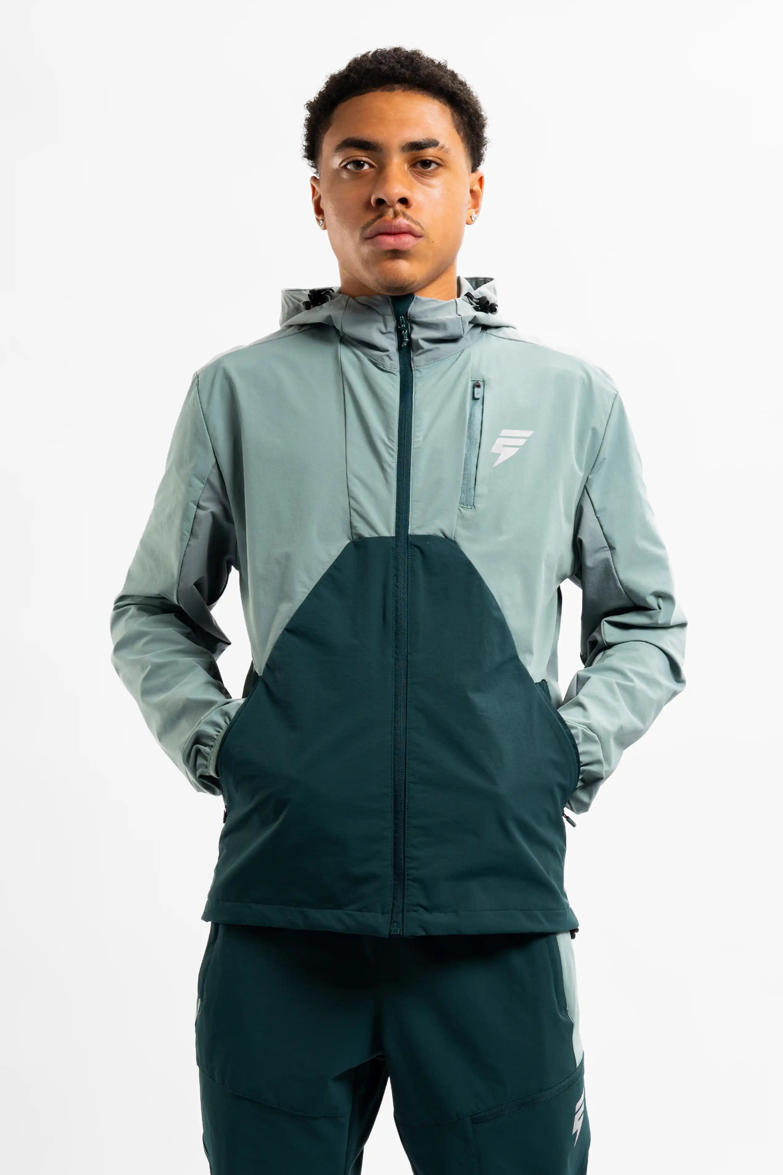 APEX JACKET SET - TEAL/FOREST GREEN/MINT
