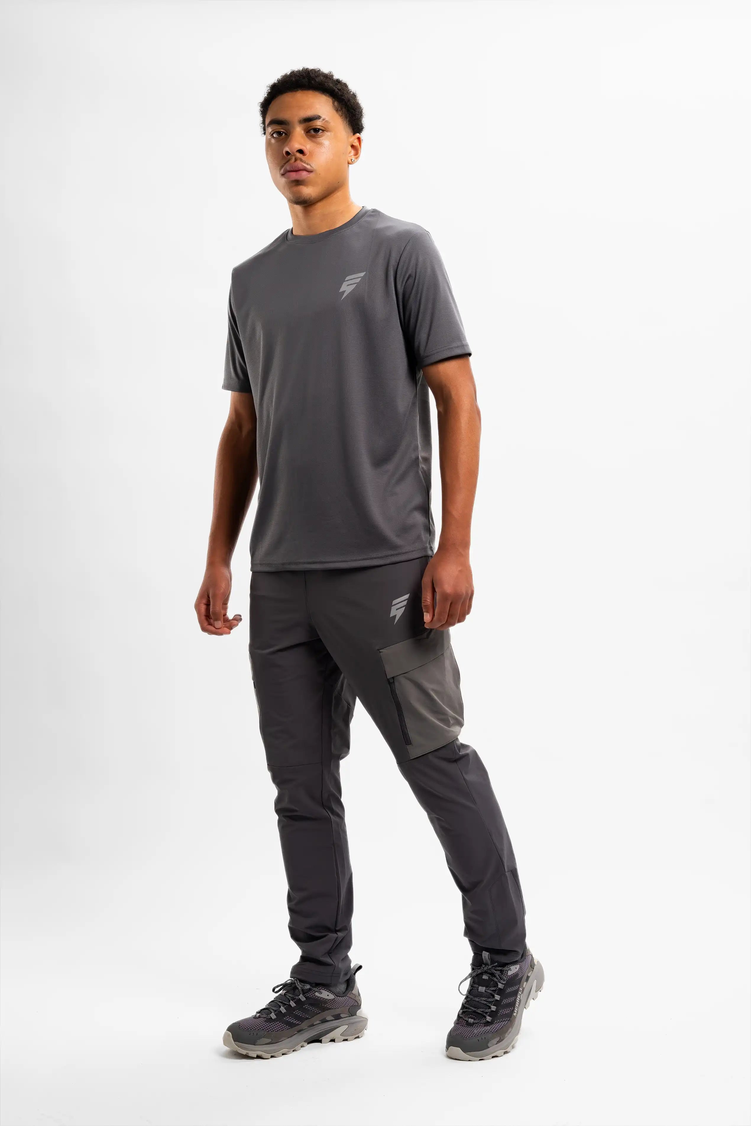 TECH TEE - COAL/GREY