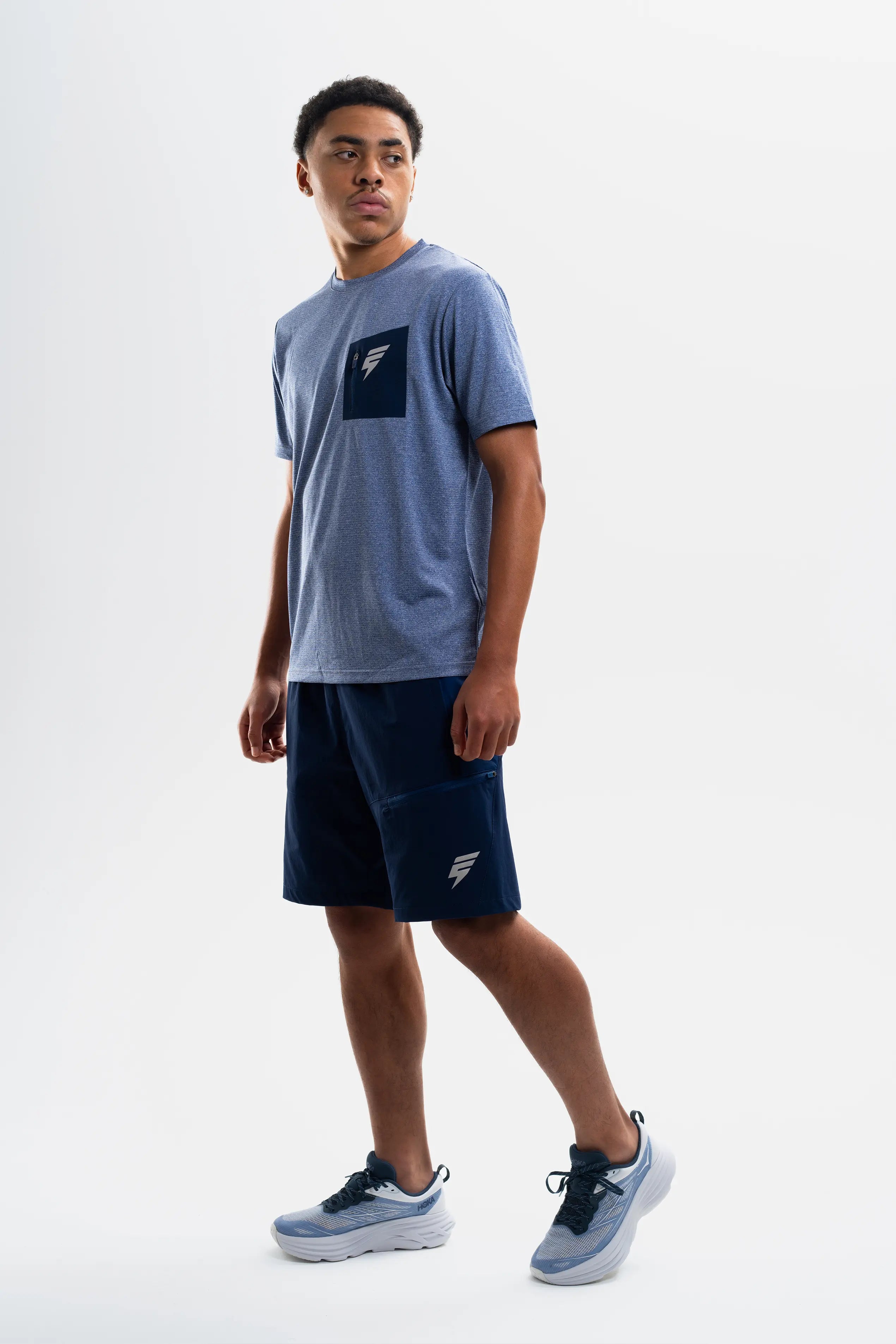 APEX TEE - BLUE/NAVY