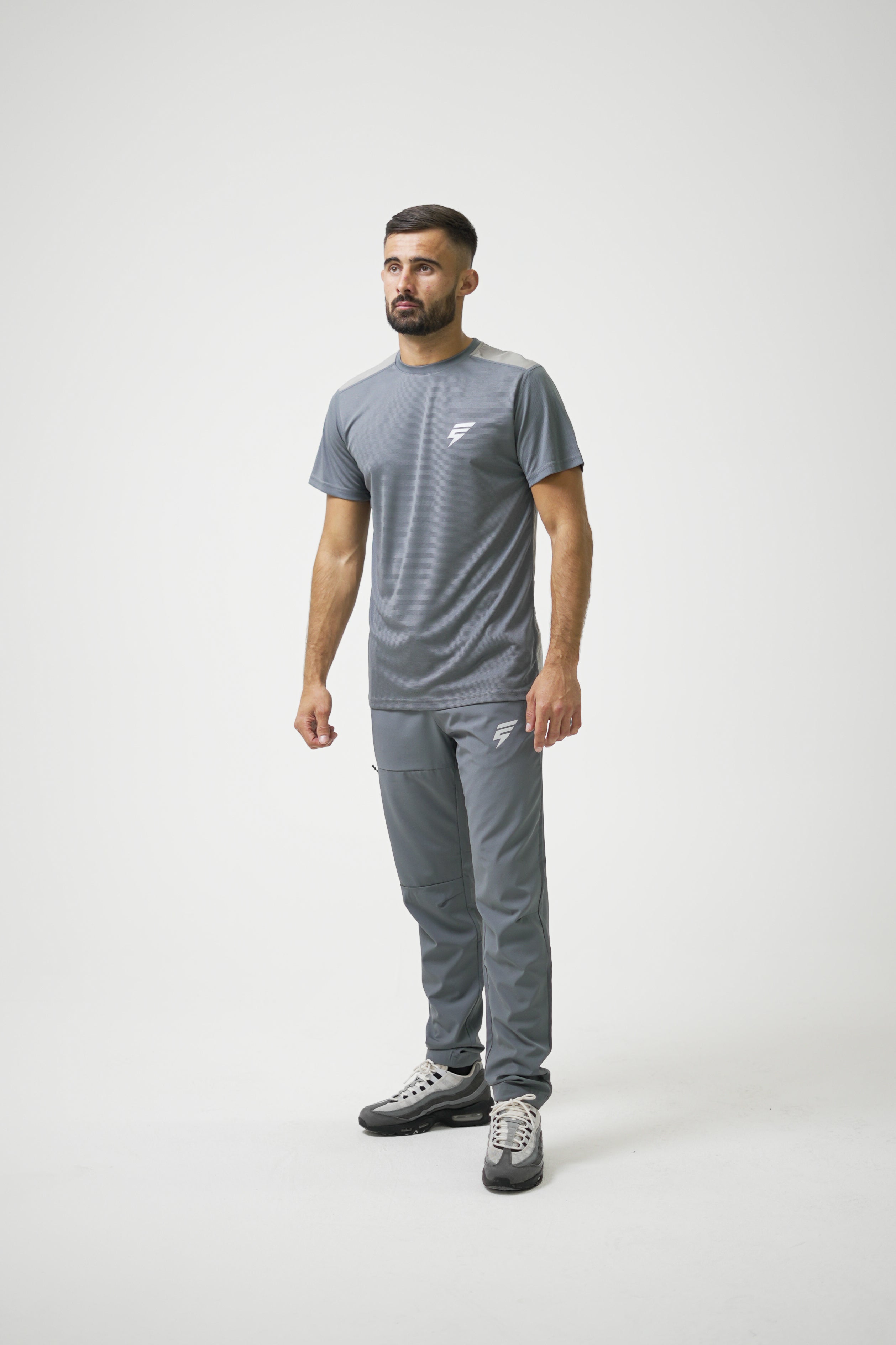CORE TEE - GREY / LIGHT GREY