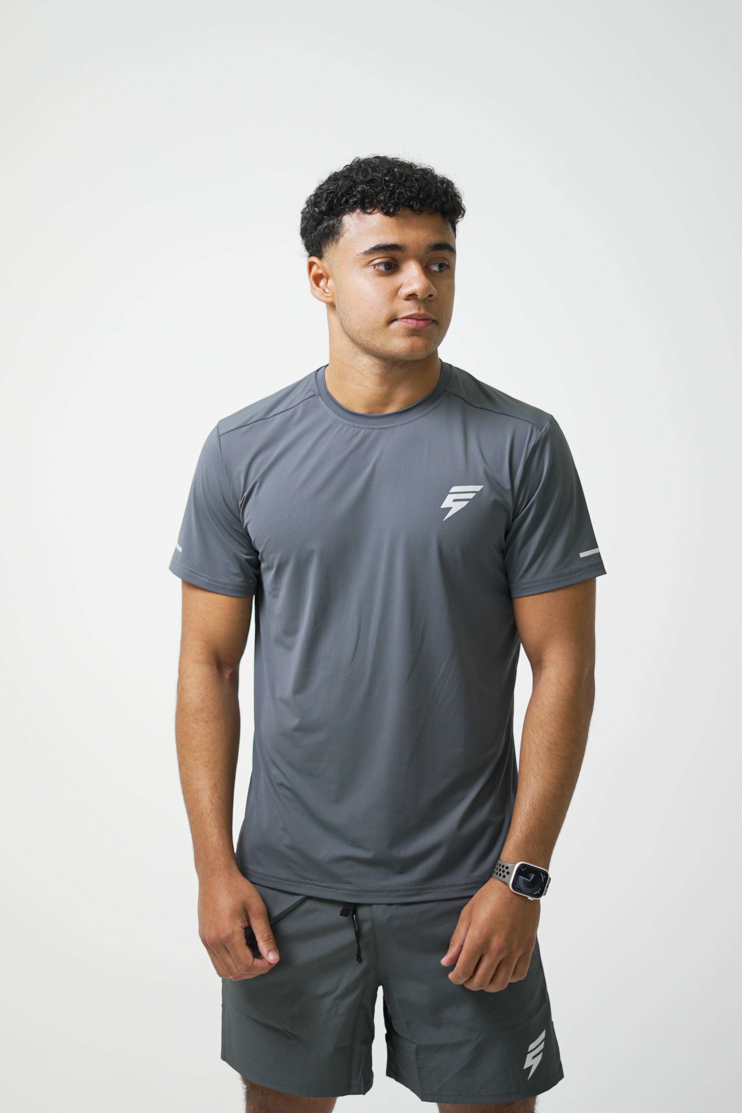 SPLIT TEE - COAL