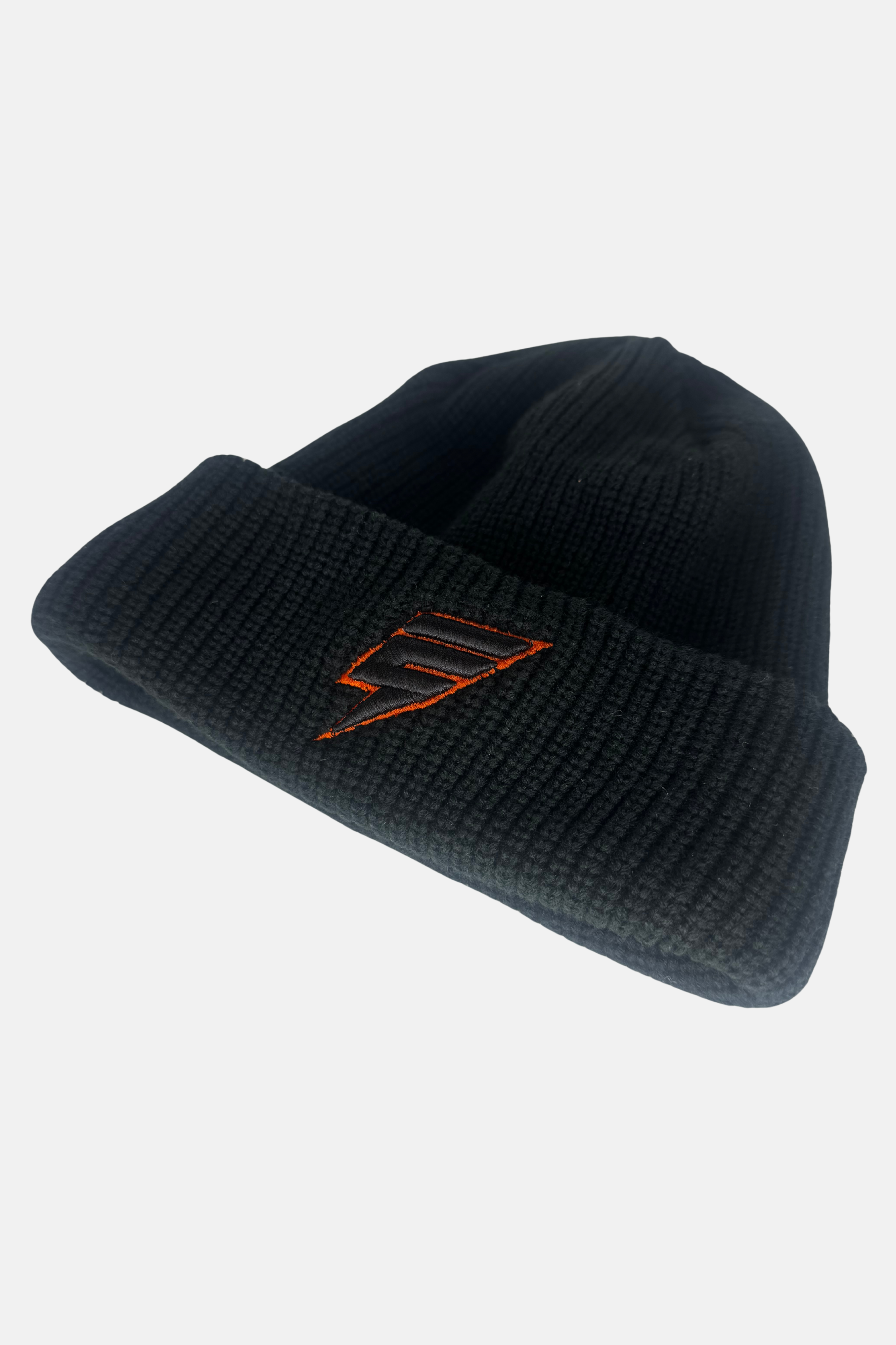 ELUDE BEANIE - BLACK/ORANGE