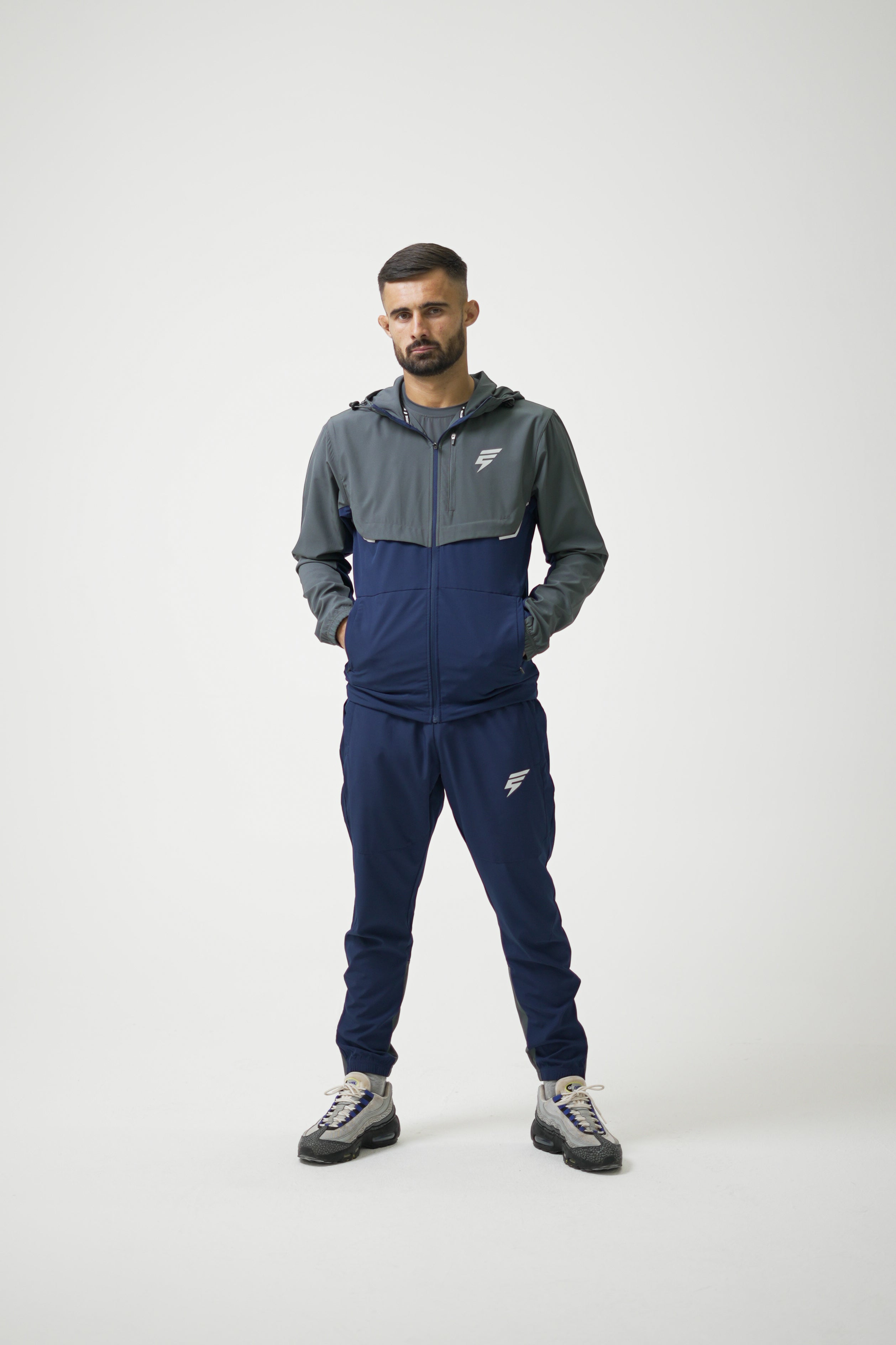 TRACK PANTS - NAVY/COAL