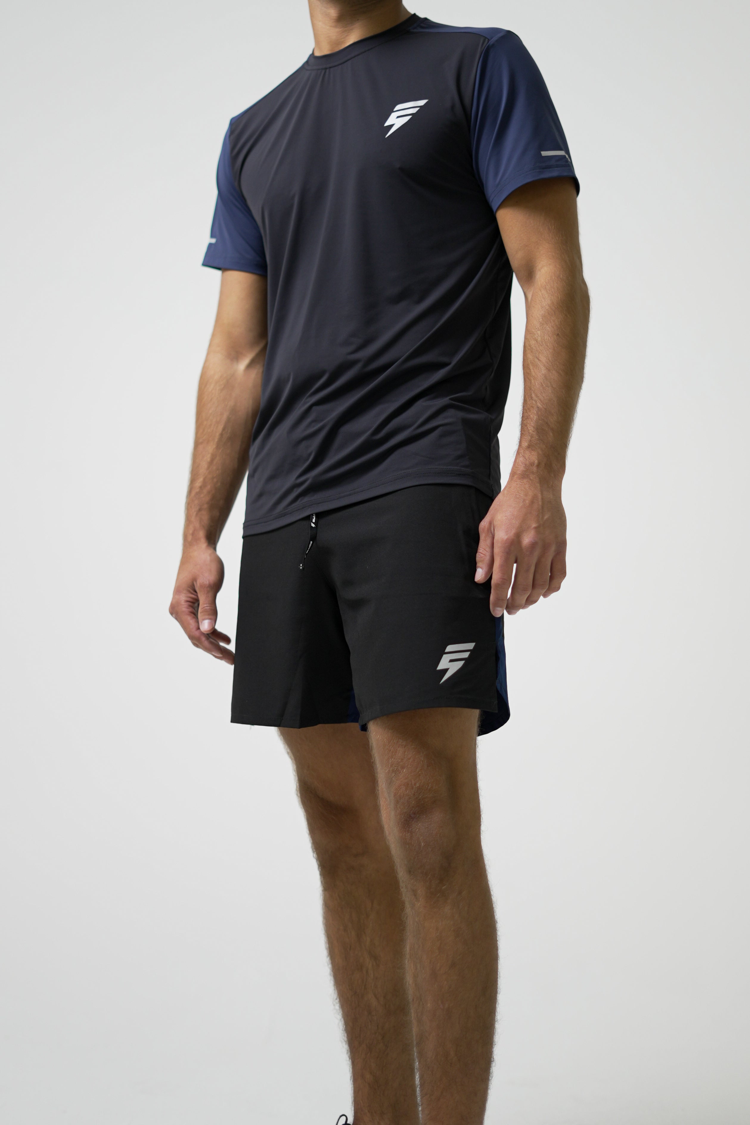 SPLIT SET - BLACK/NAVY