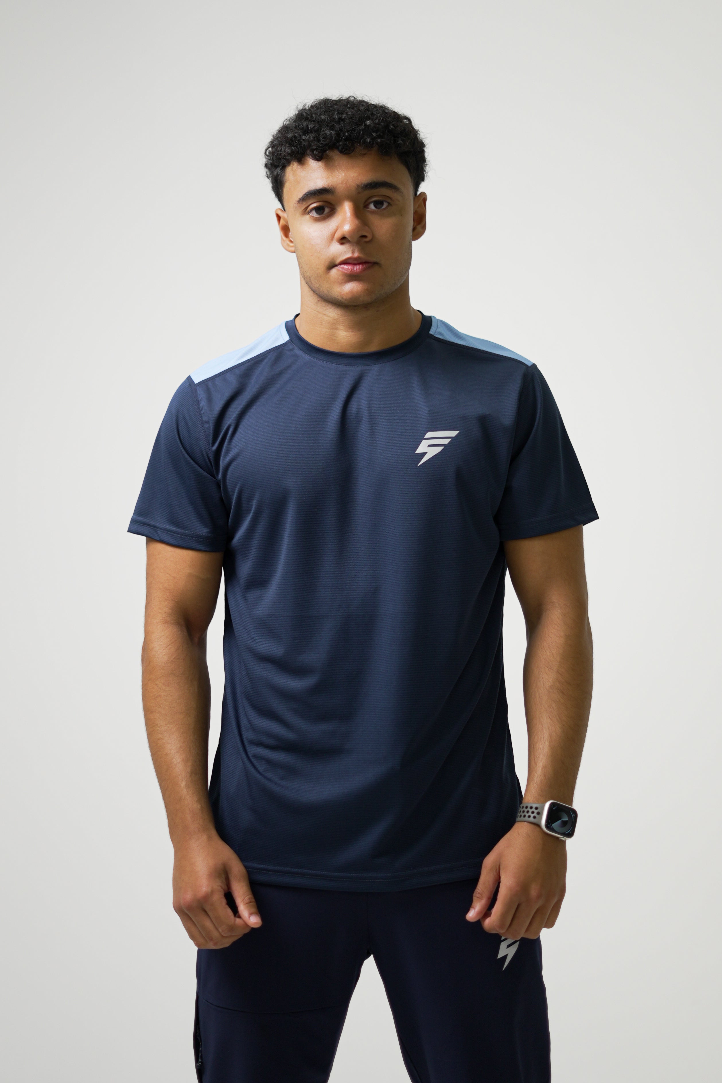 CORE TEE - NAVY/LIGHT BLUE