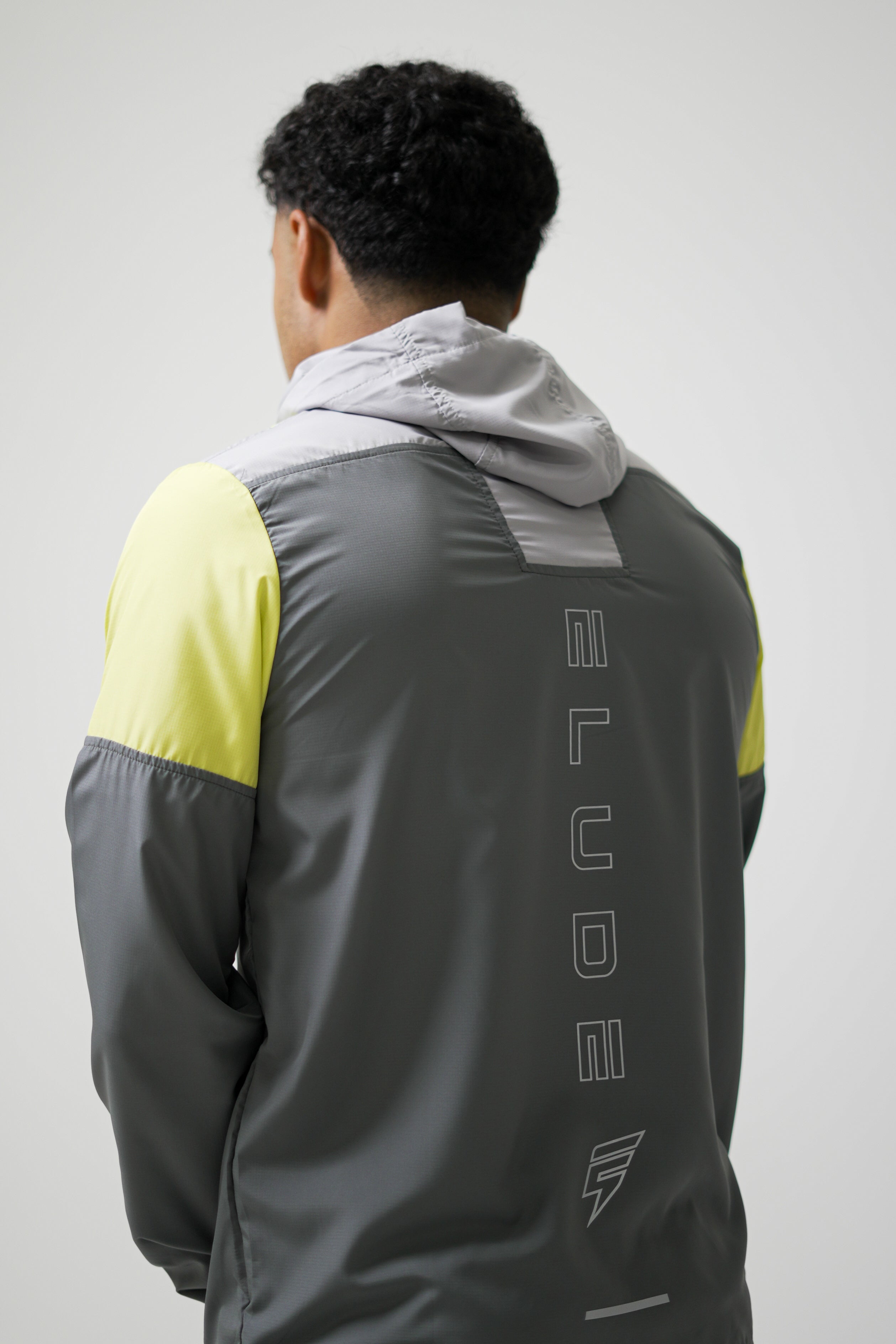 VENT WINDBREAKER SET - GREY/LIGHT GREY/LIME