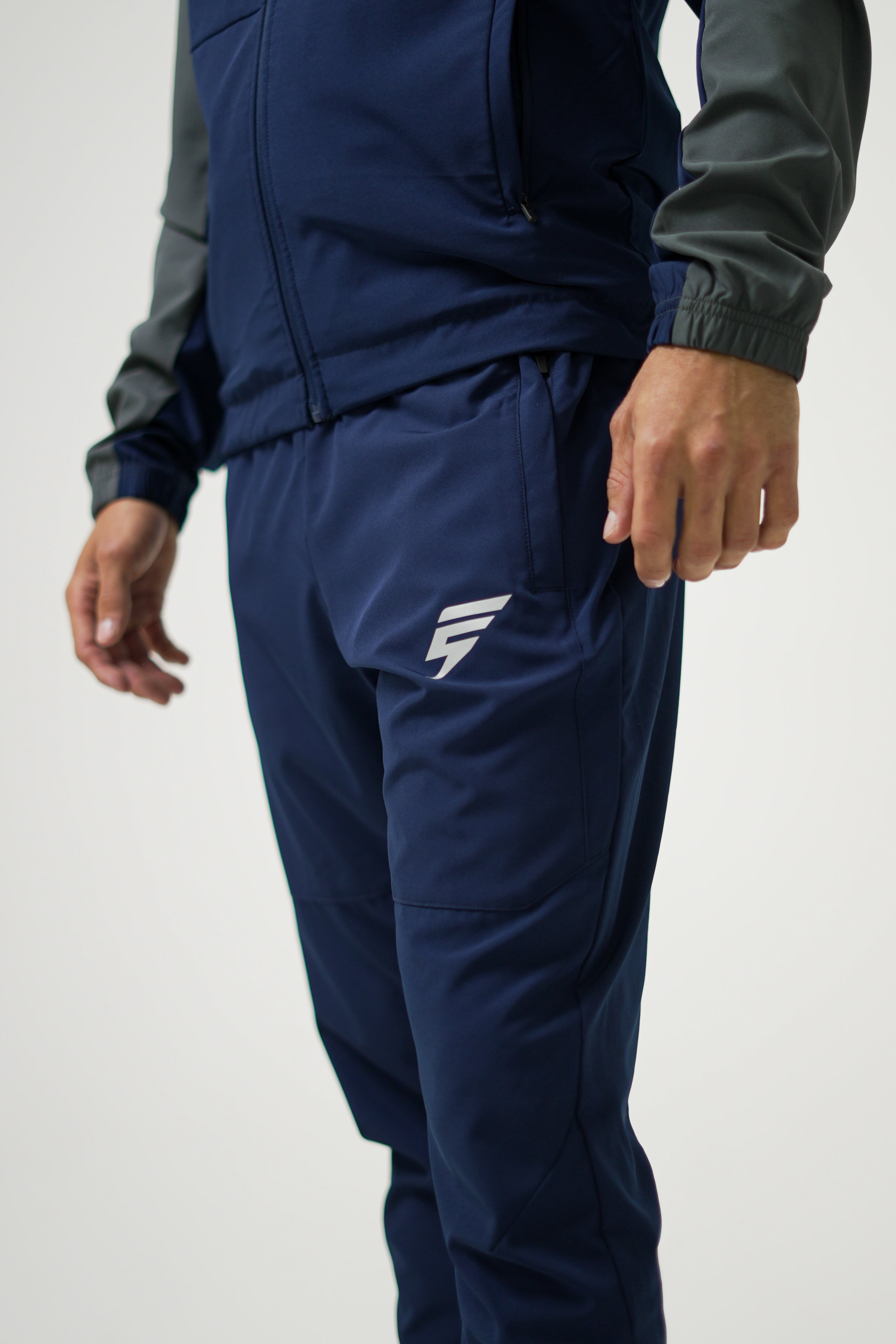 TRACK PANTS - NAVY/COAL