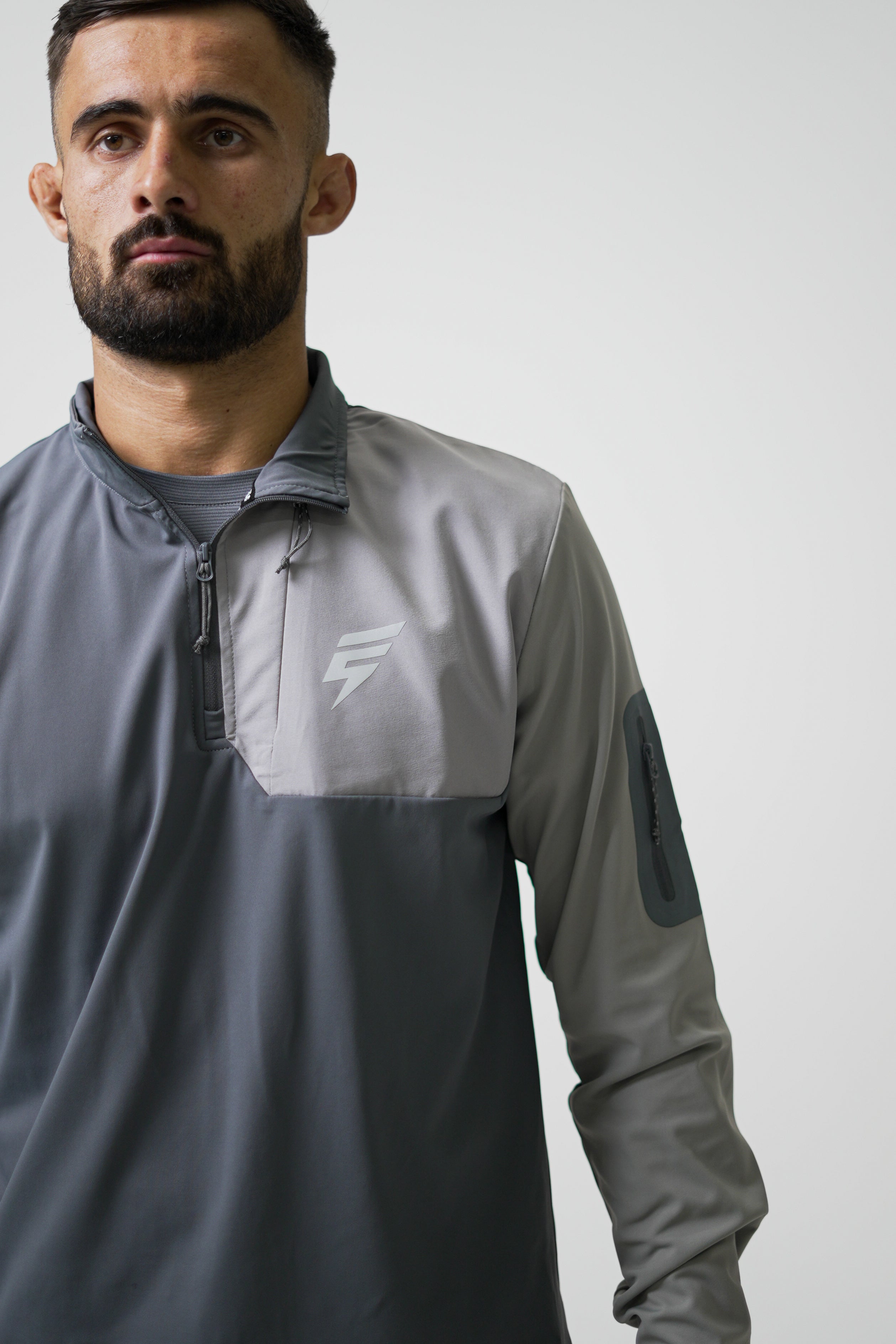 CORE 1/4 ZIP SET - GREY/LIGHT GREY