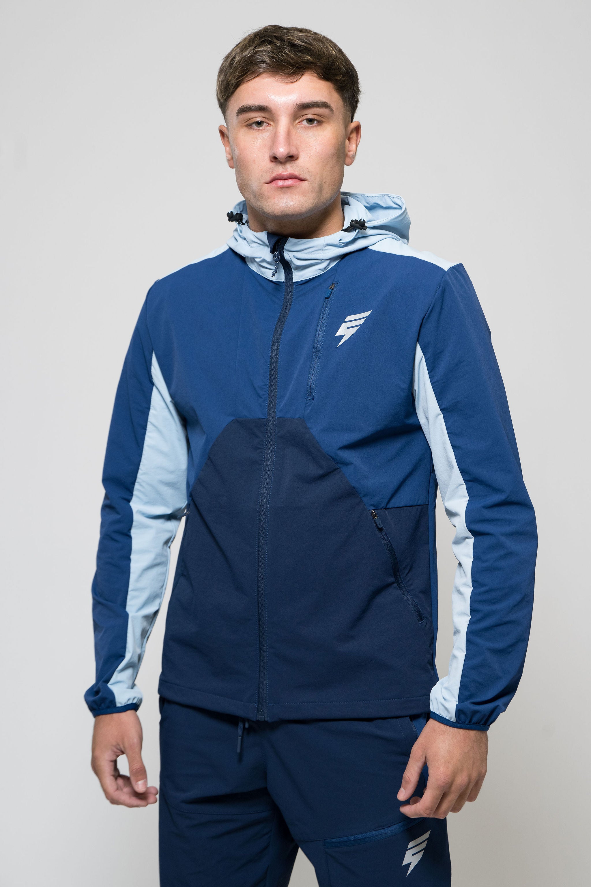 APEX JACKET - BLUE/NAVY/ICE