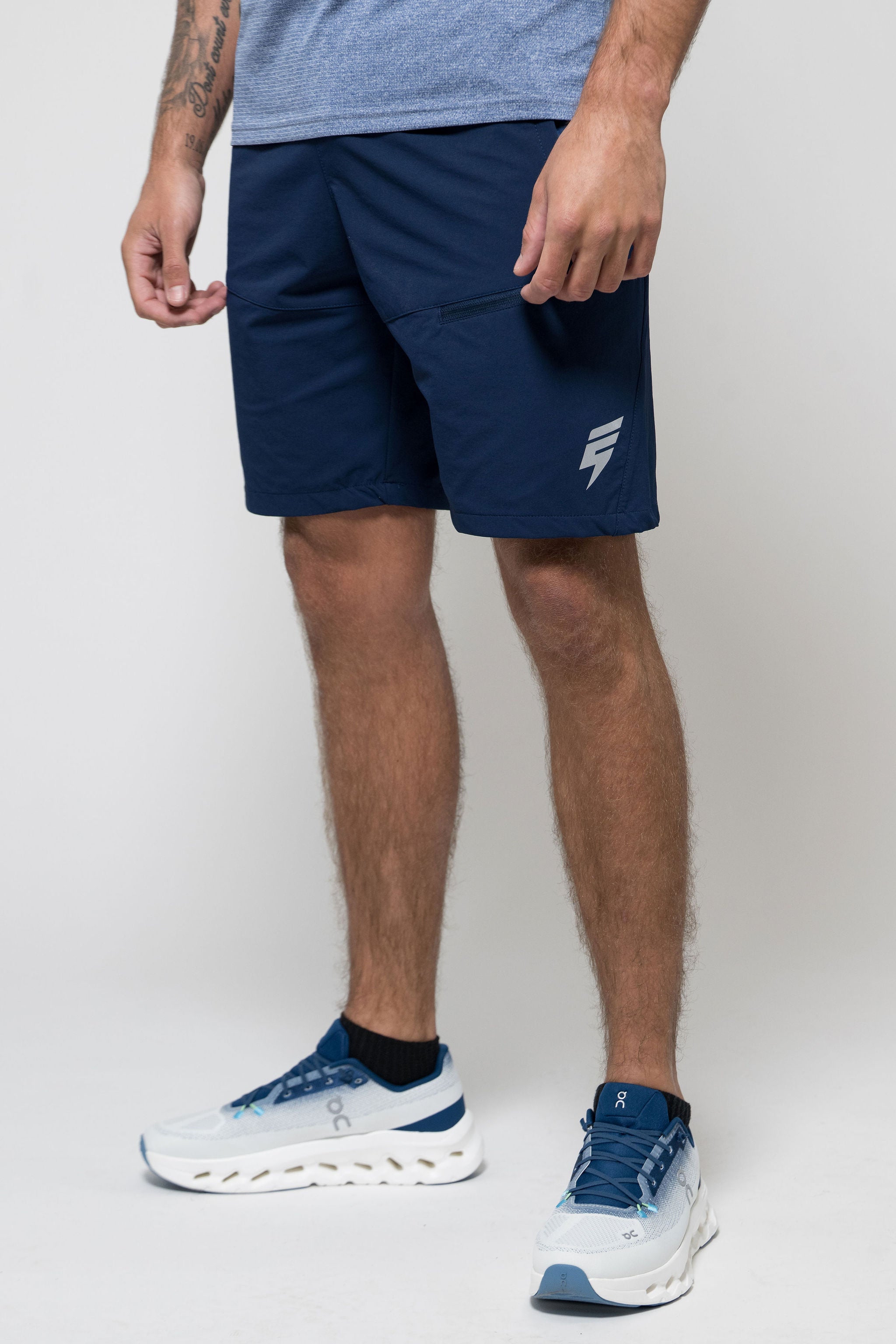 APEX SHORT SET - NAVY/BLUE