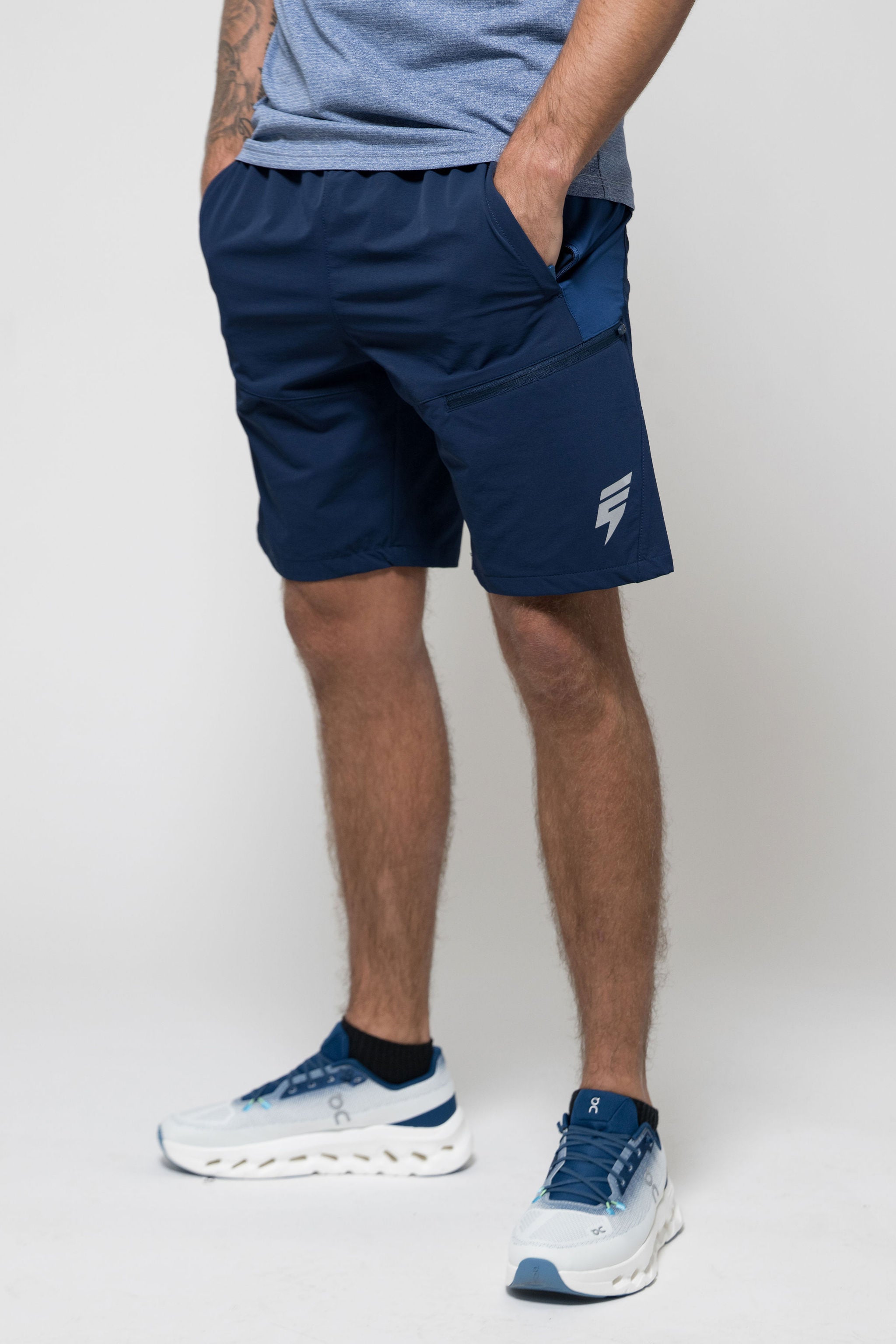 APEX SHORT SET - NAVY/BLUE