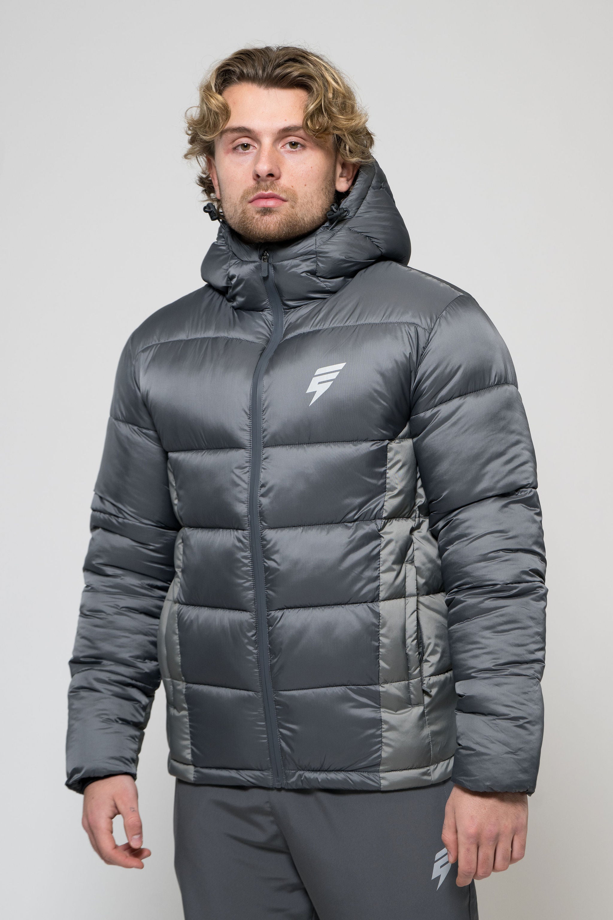 POLAR COAT - COAL/GREY