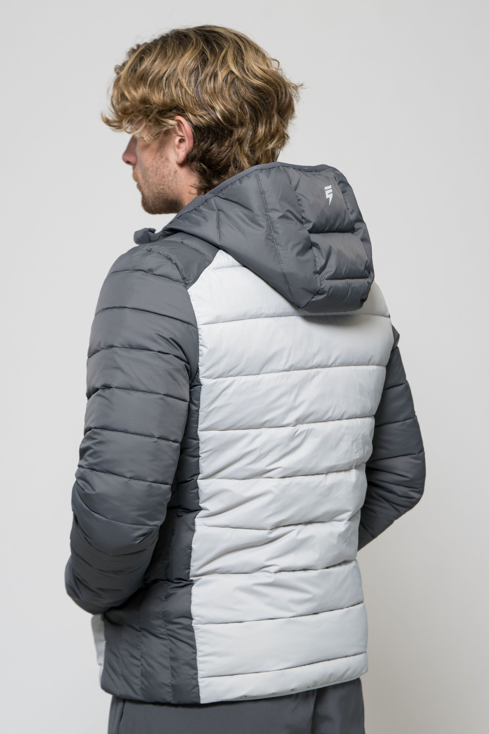 DELTA COAT - LIGHT GREY/COAL