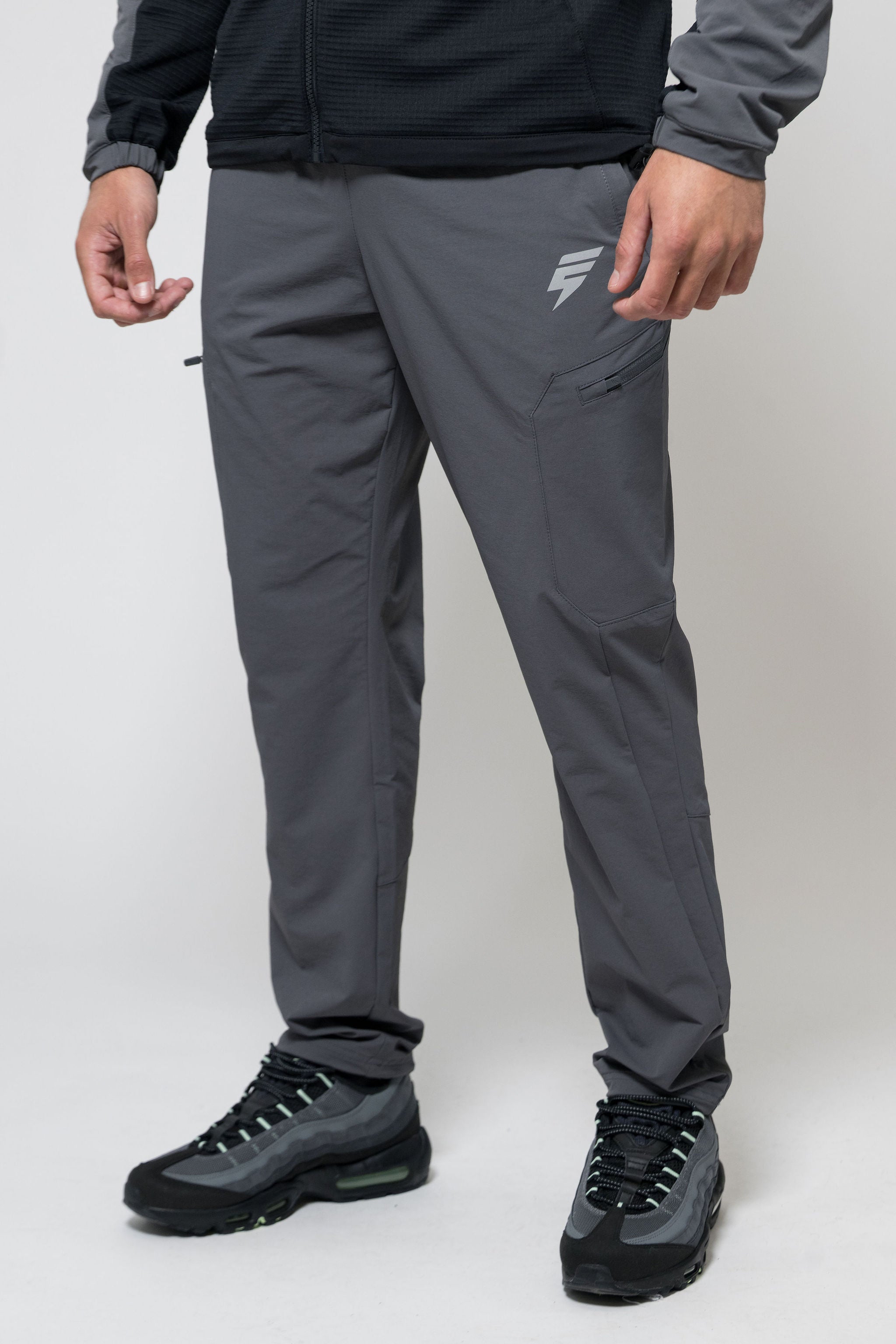 DELTA FLEECE TRACKSUIT - COAL/BLACK