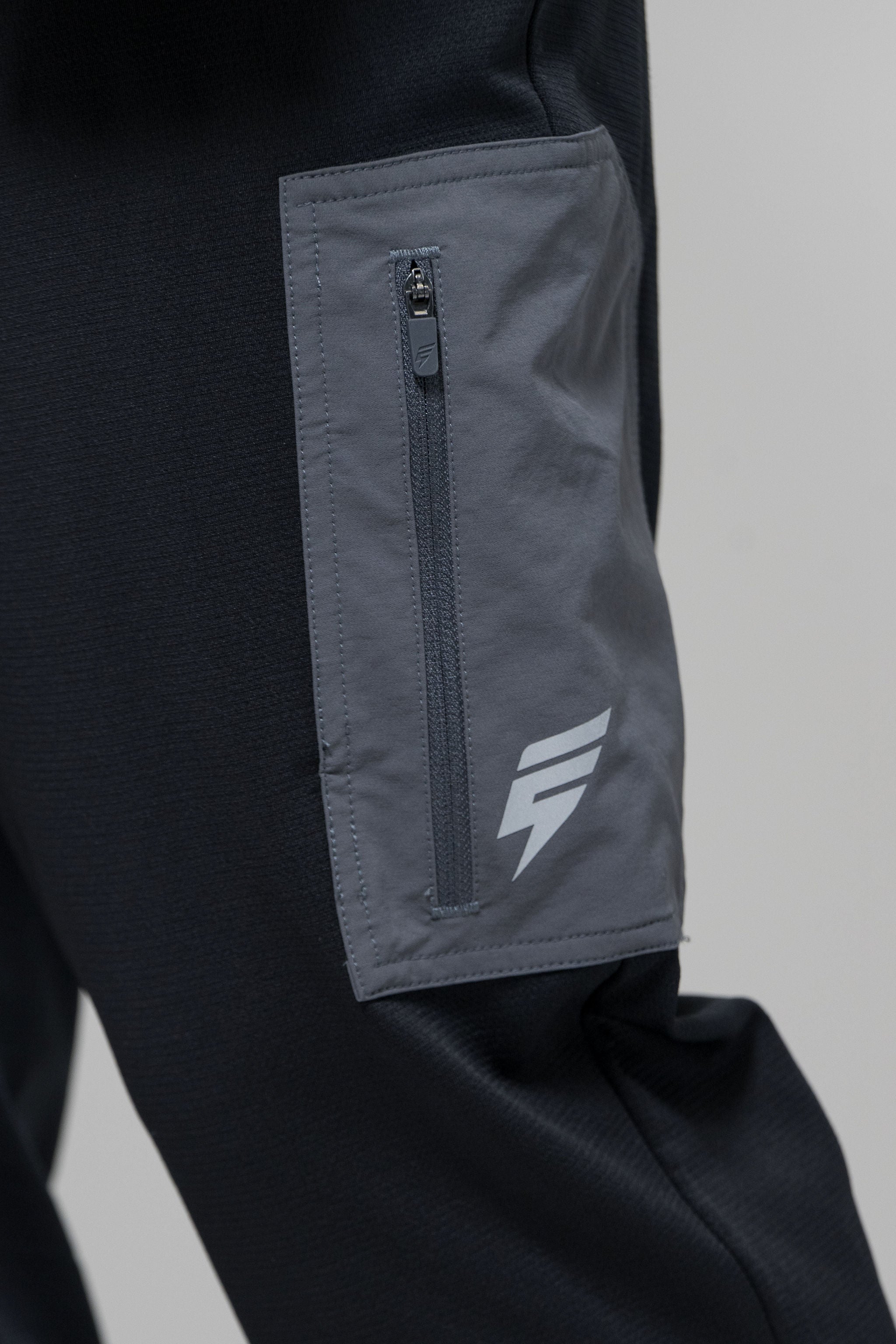 PATCH PANT - BLACK/GREY