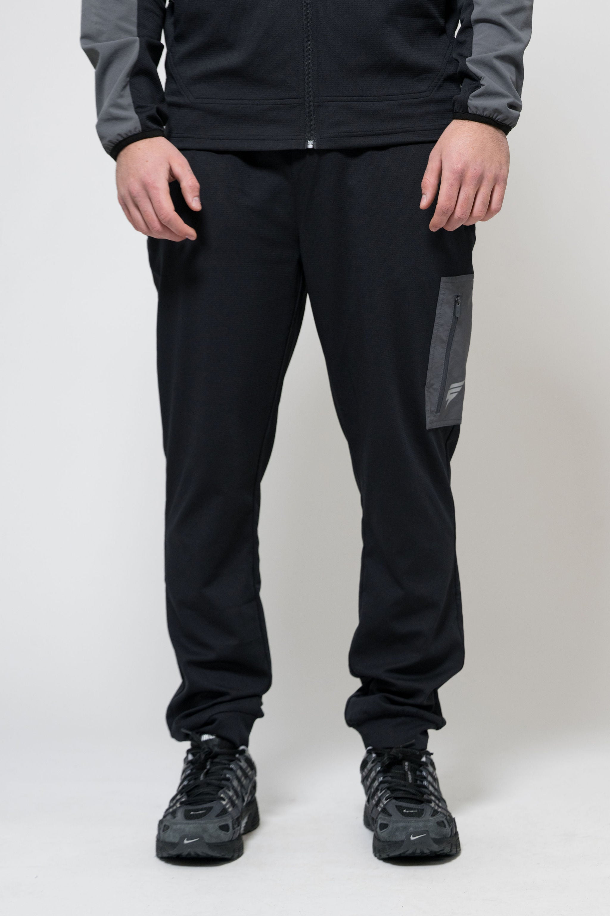 PATCH PANT - BLACK/GREY
