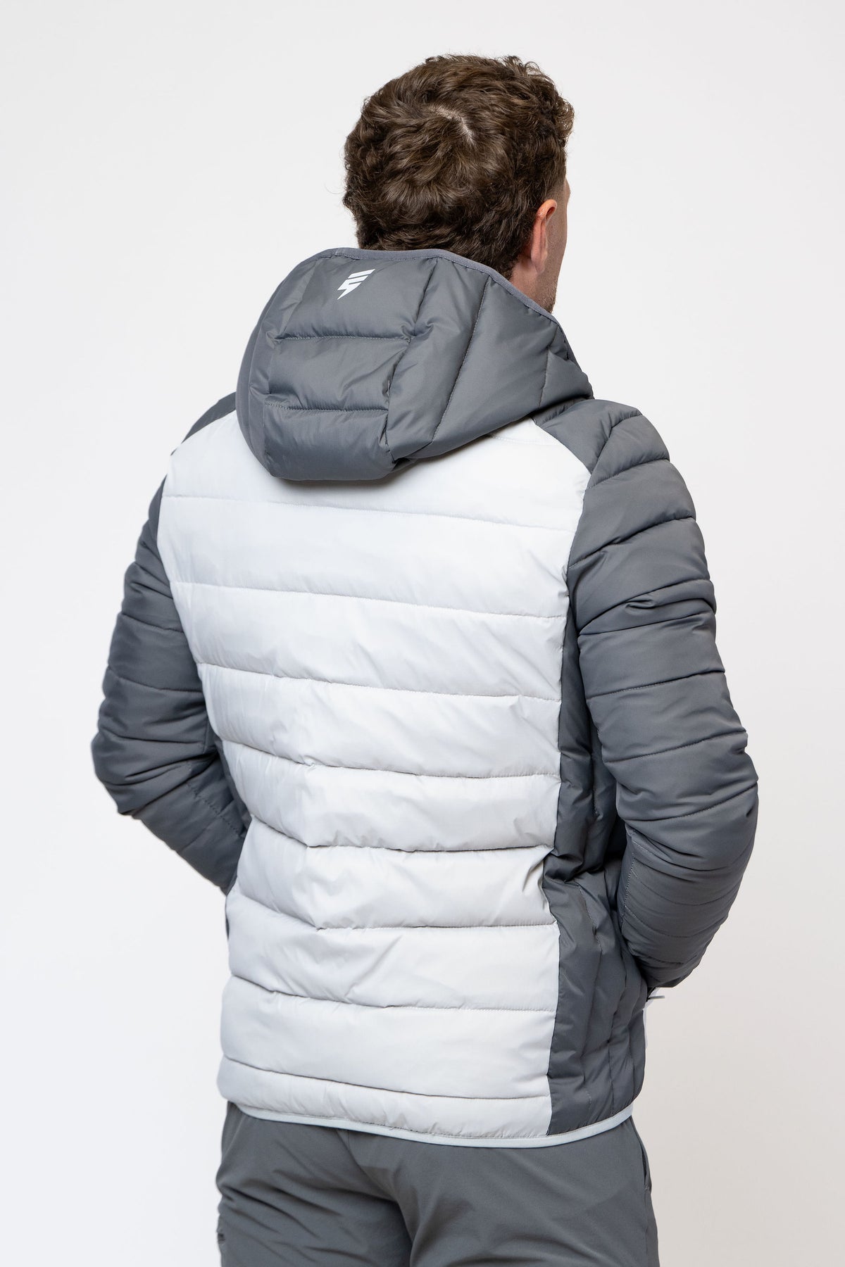 DELTA COAT - LIGHT GREY/COAL