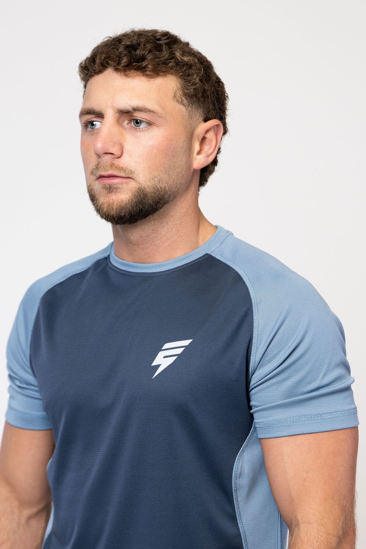 TRAIL TEE - MIDNIGHT BLUE/STEEL